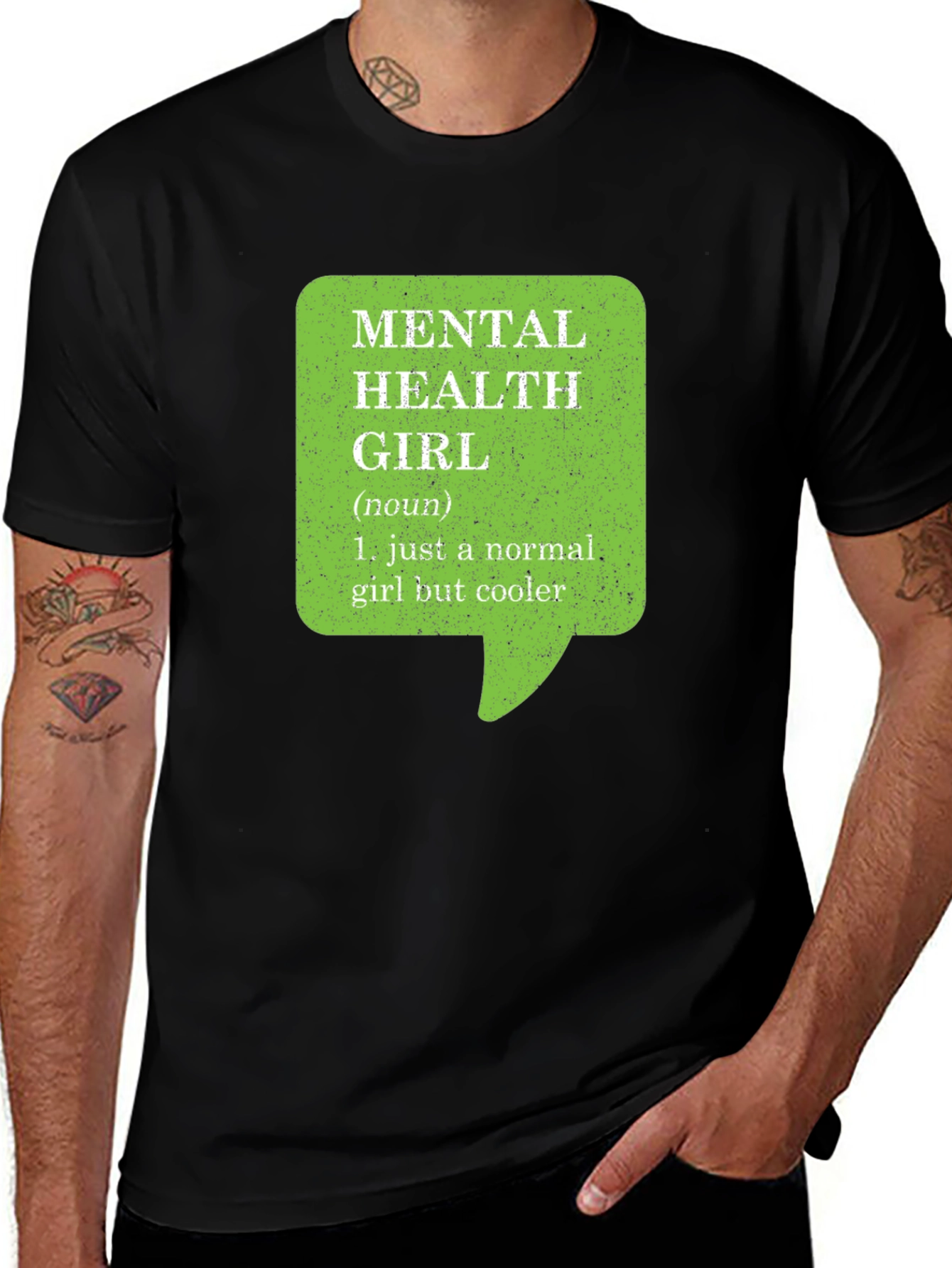 Mental Health Girl Graphic T-Shirt
