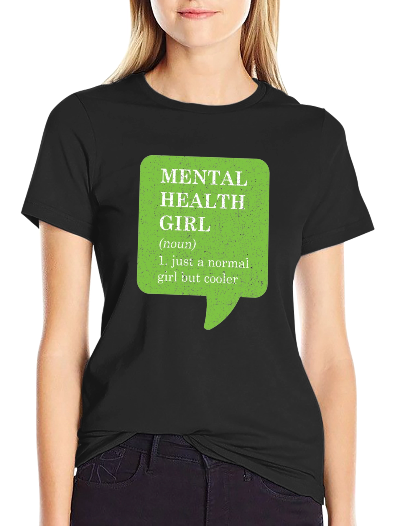 Mental Health Girl Graphic T-Shirt