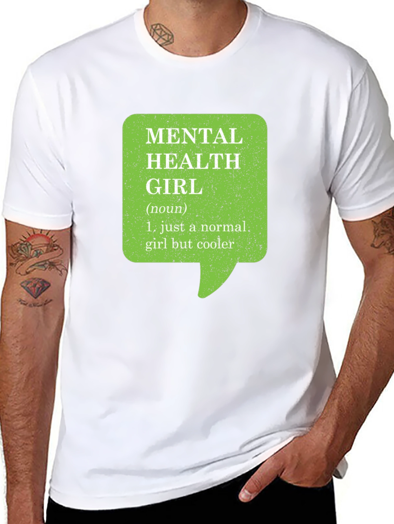 Mental Health Girl Graphic T-Shirt
