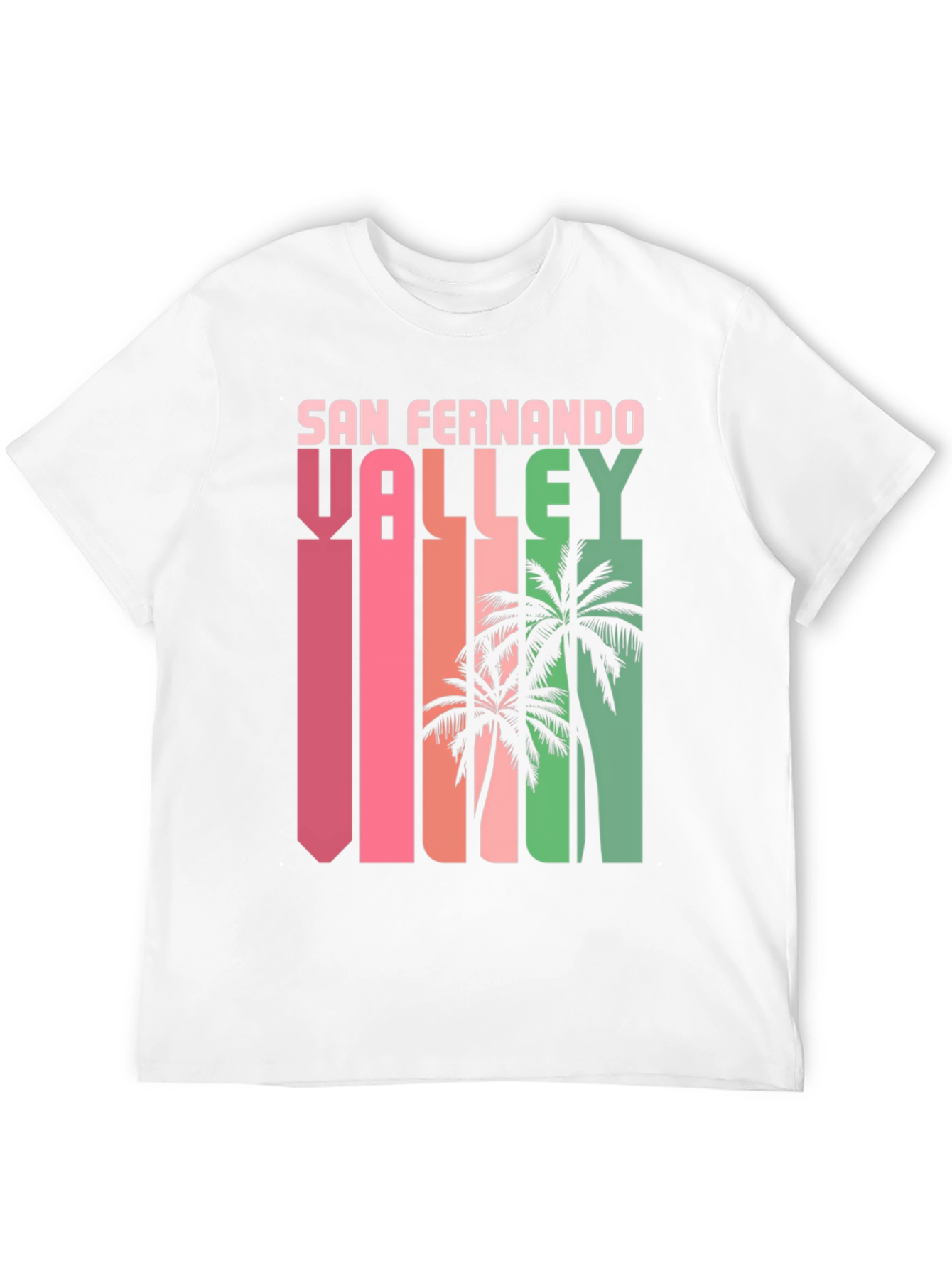 San Fernando Valley Retro Palm Tree T-Shirt