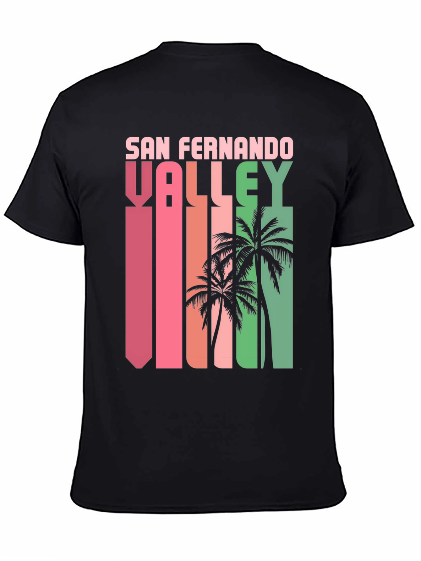 San Fernando Valley Retro Palm Tree T-Shirt