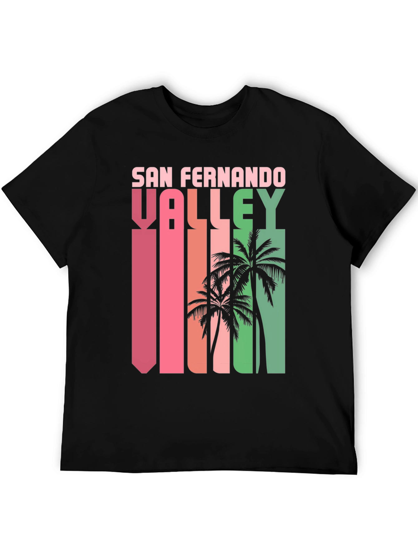 San Fernando Valley Retro Palm Tree T-Shirt