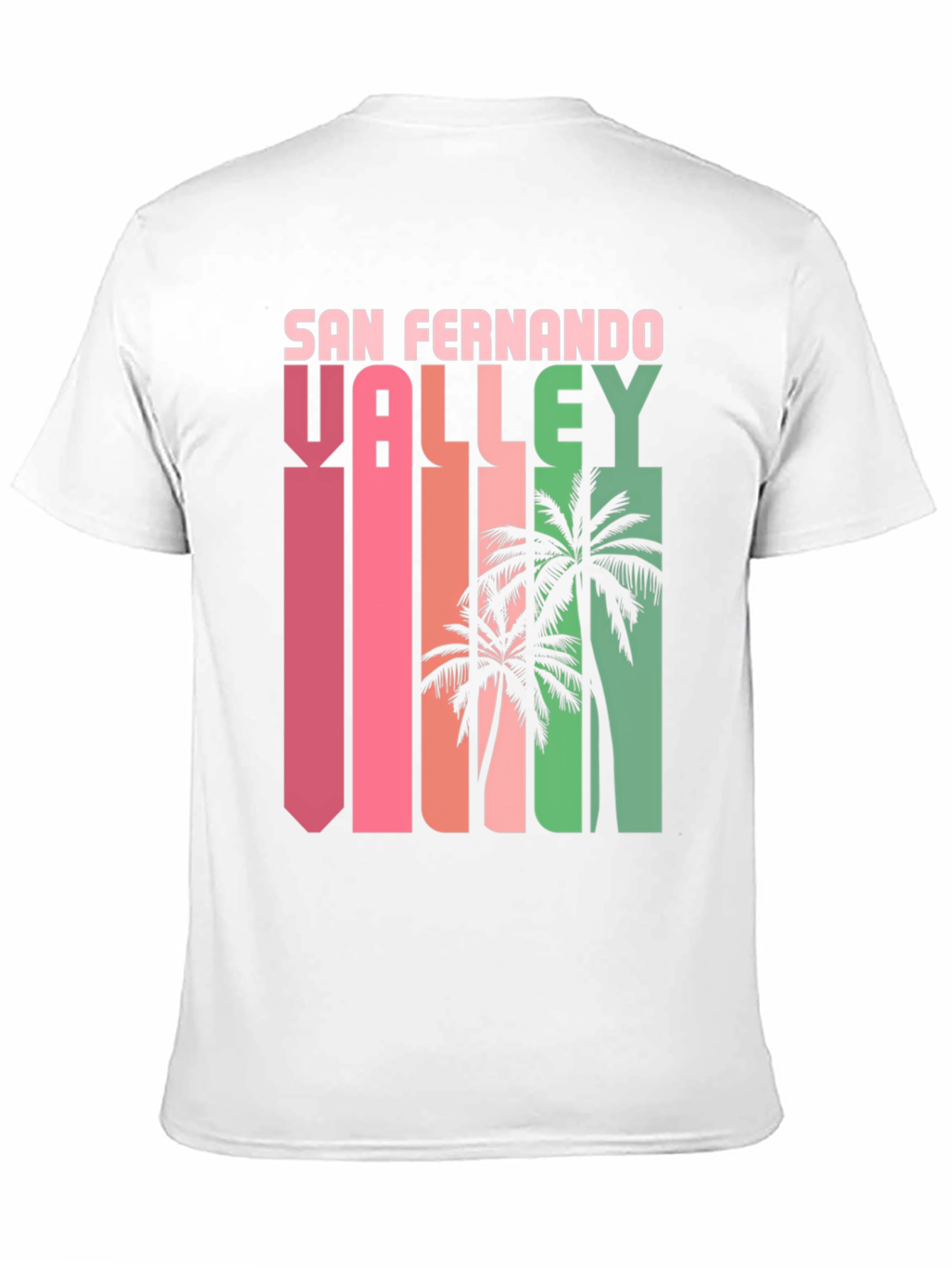 San Fernando Valley Retro Palm Tree T-Shirt