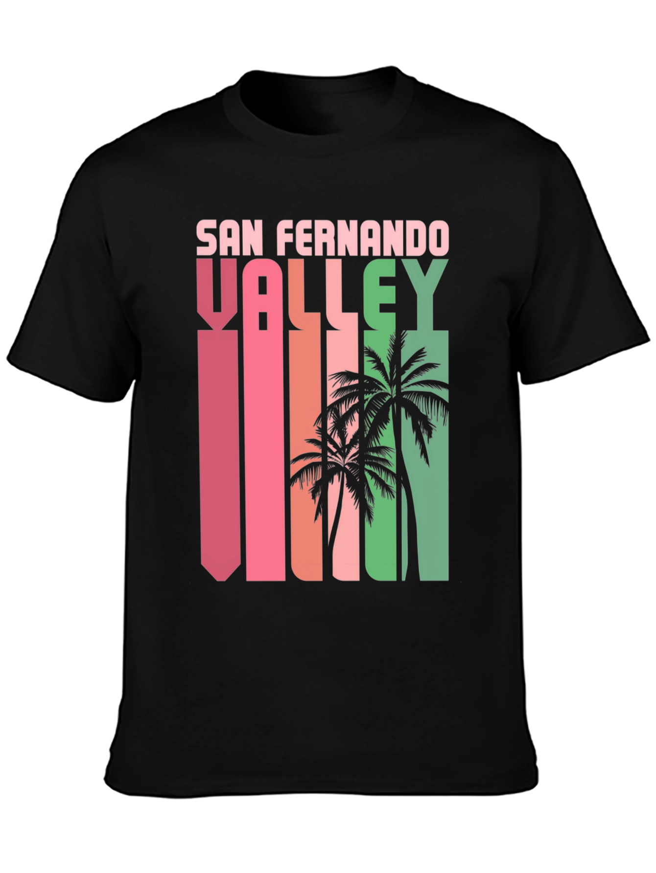 San Fernando Valley Retro Palm Tree T-Shirt