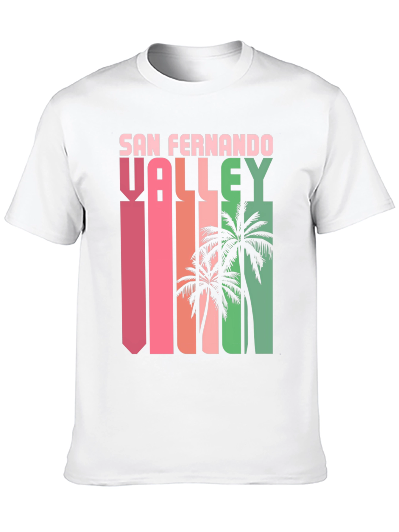 San Fernando Valley Retro Palm Tree T-Shirt