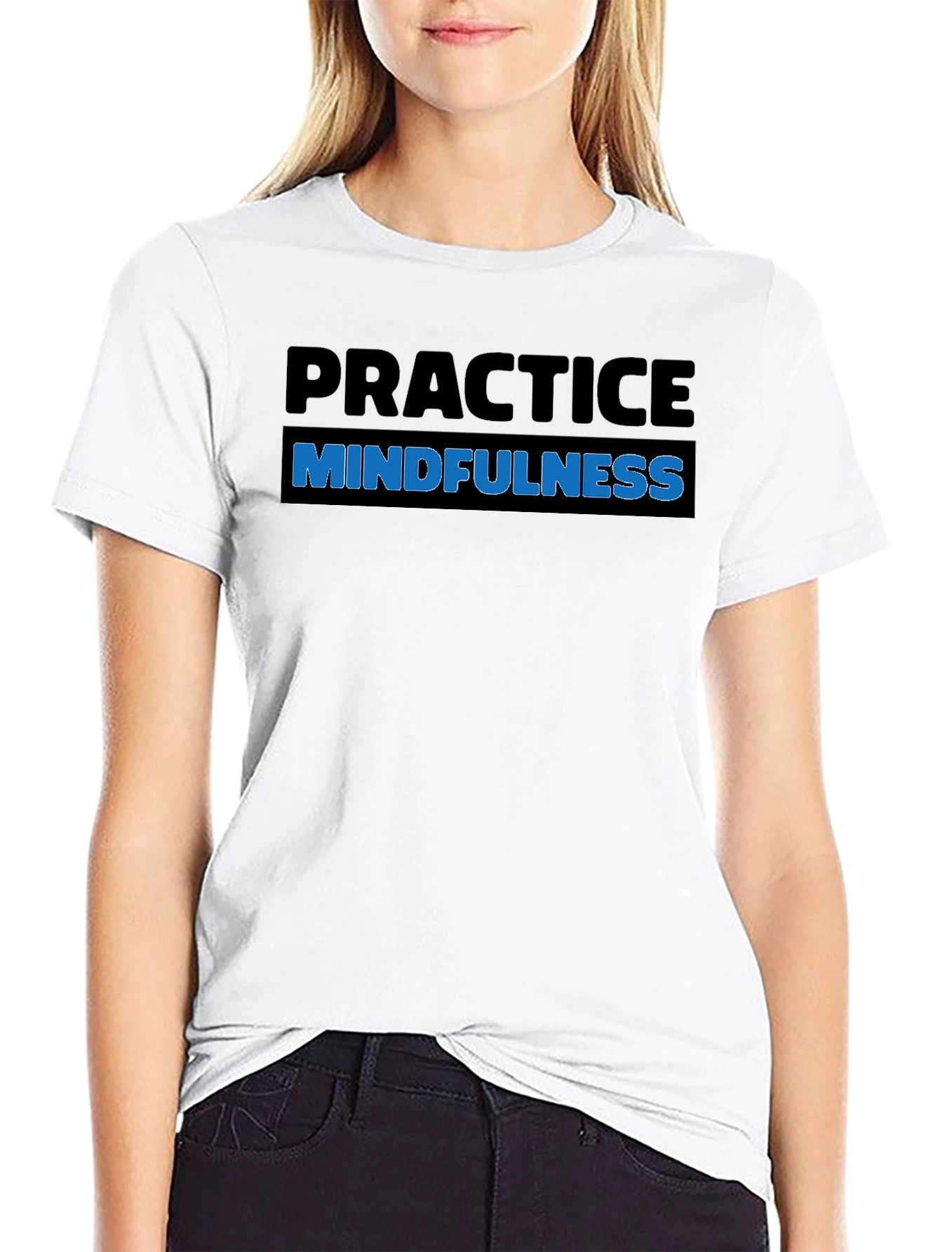 Practice Mindfulness T-Shirt - Black