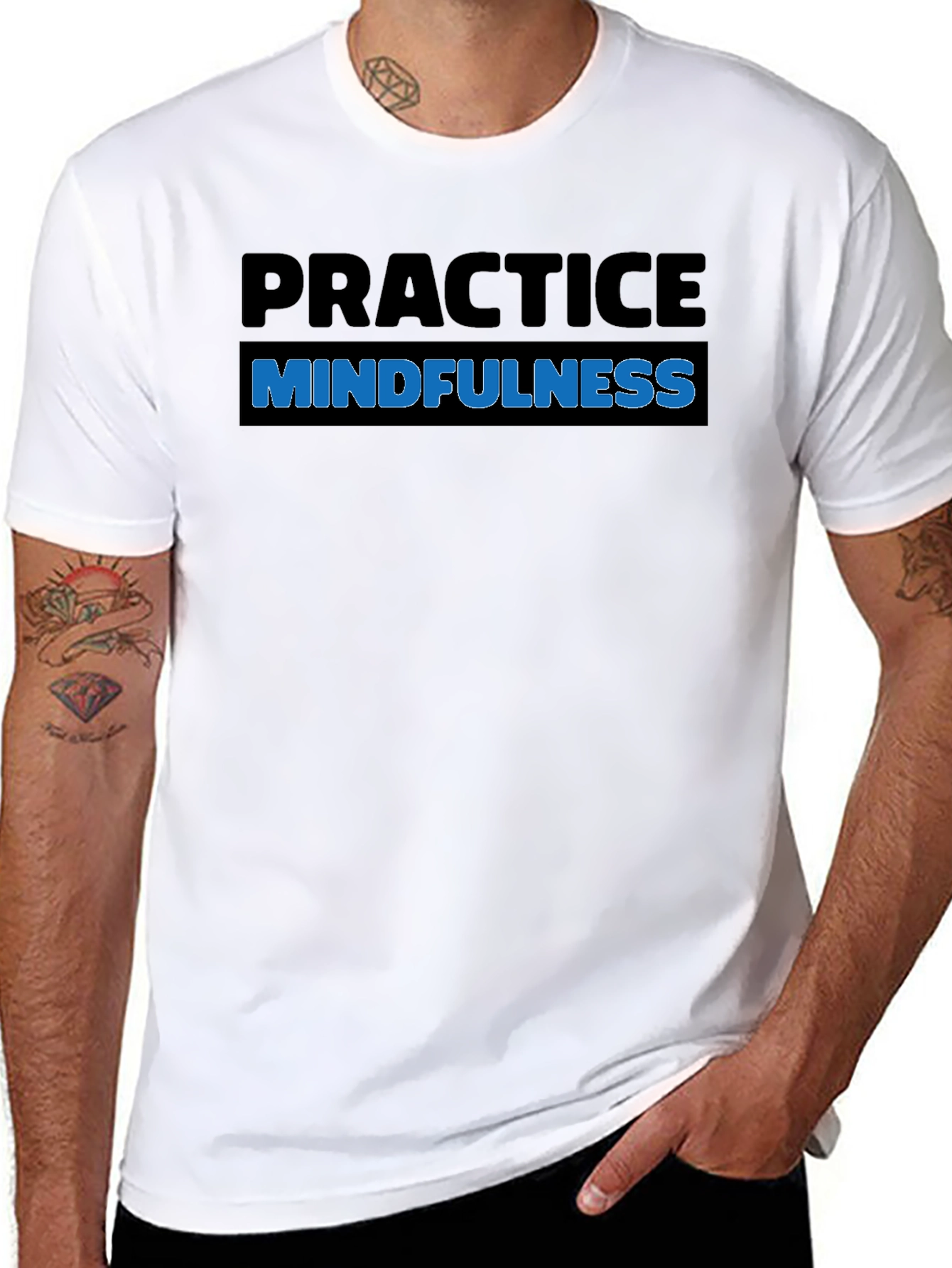 Practice Mindfulness T-Shirt - Black