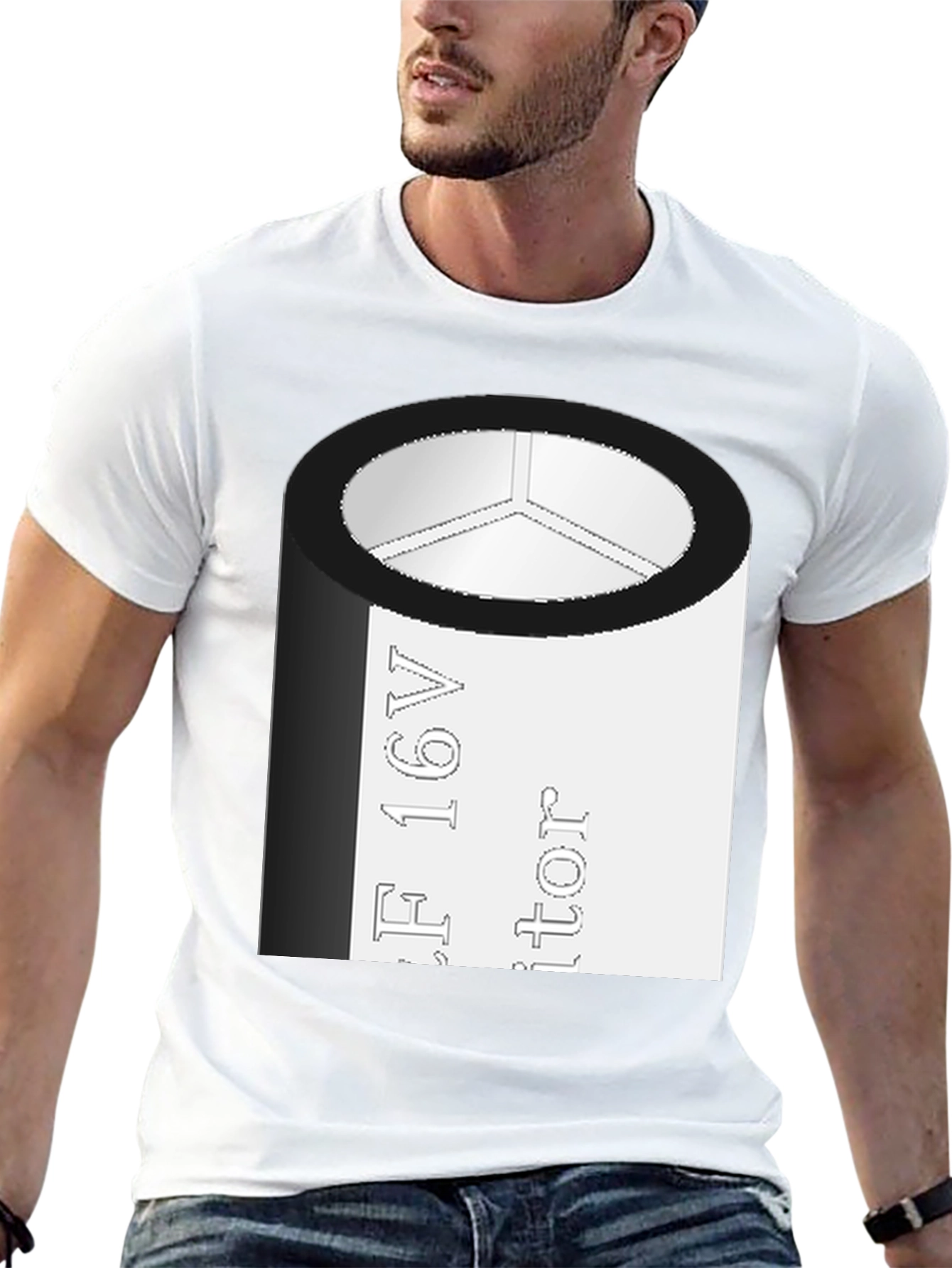 Capacitor T-Shirt - Geeky Electronics Tee