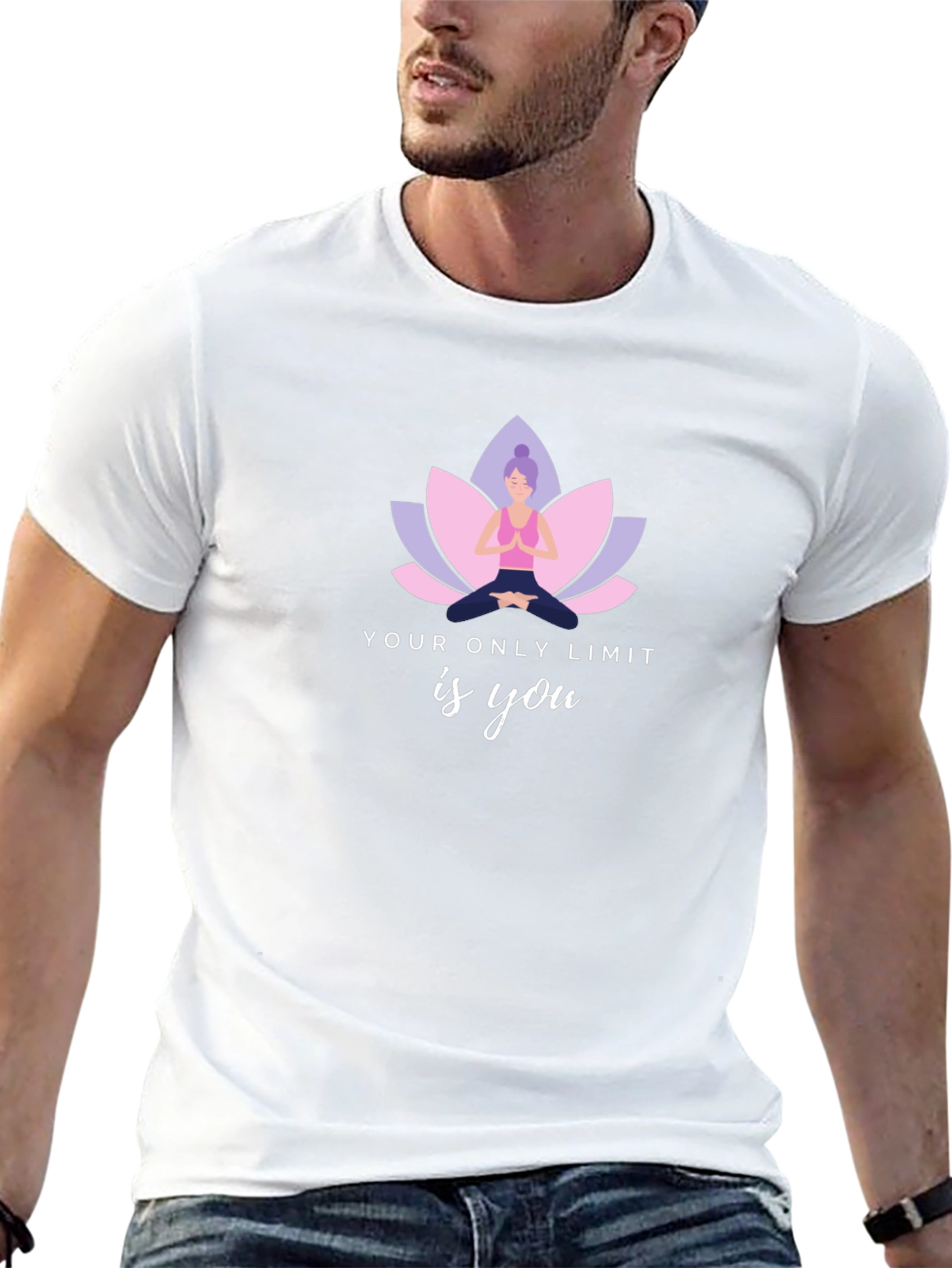 Yoga Lotus T-Shirt - Your Only Limit