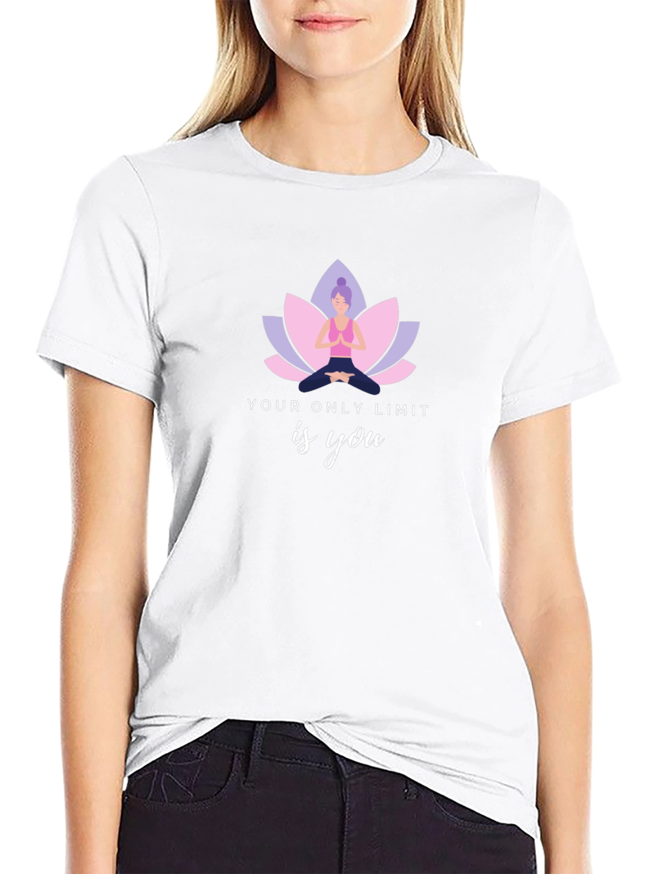Yoga Lotus T-Shirt - Your Only Limit