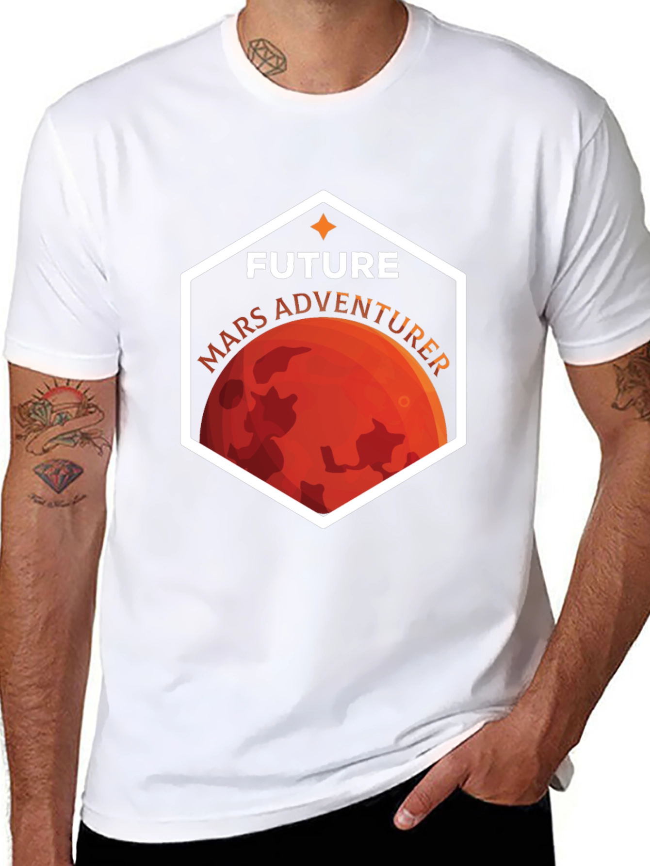 Future Mars Adventurer Graphic T-Shirt