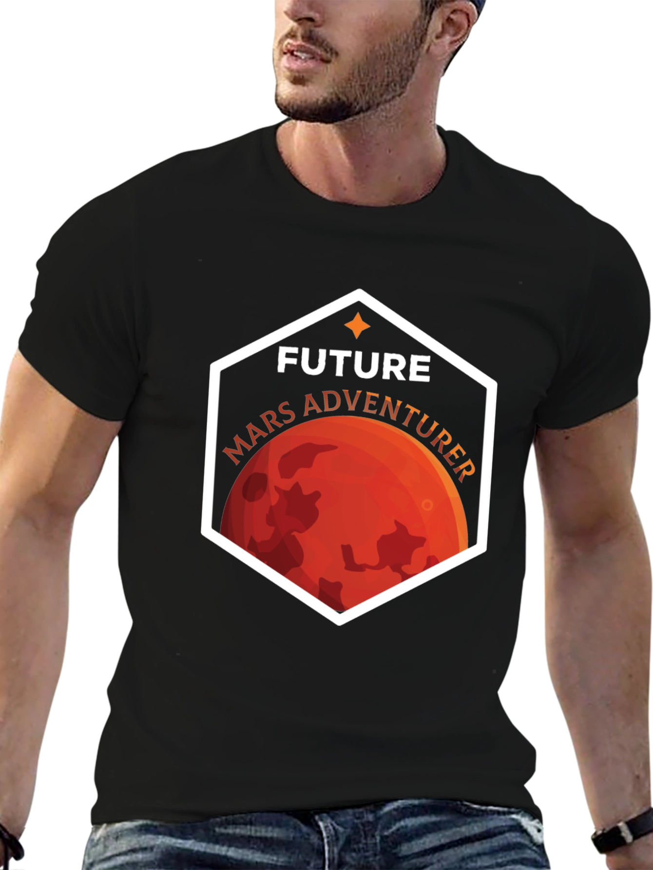 Future Mars Adventurer Graphic T-Shirt