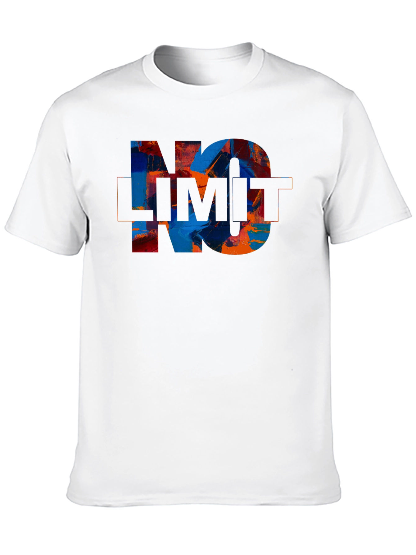 No Limit Graphic Print Crew Neck T-Shirt