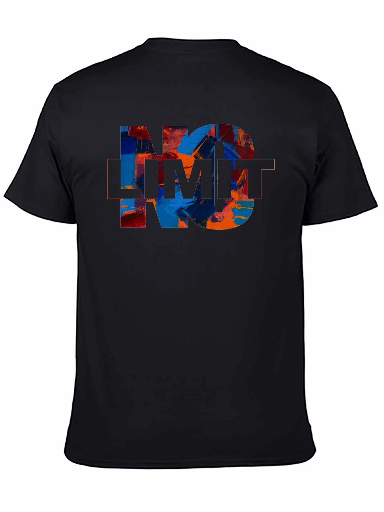No Limit Graphic Print Crew Neck T-Shirt