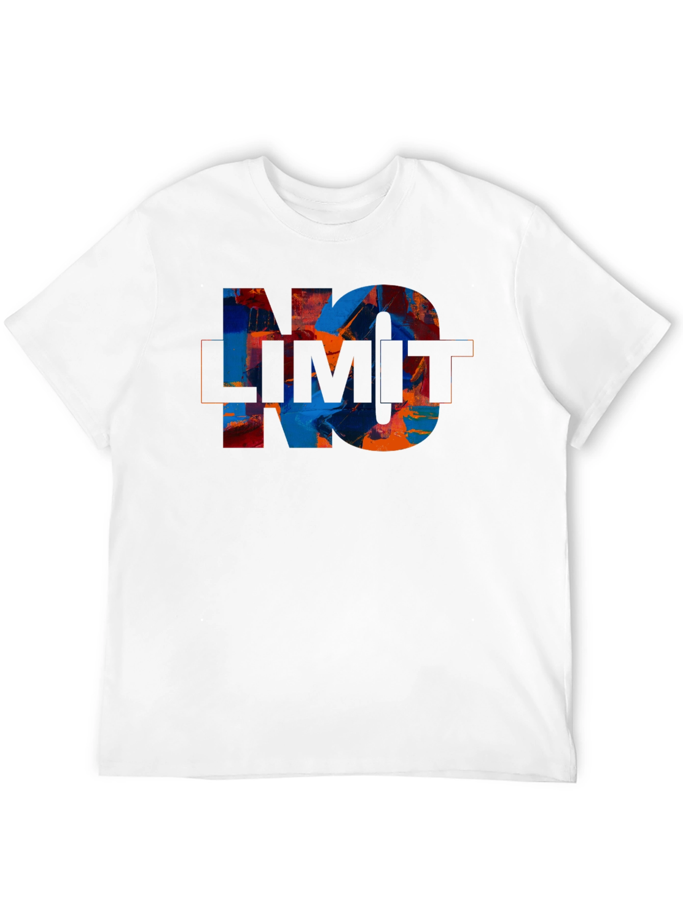 No Limit Graphic Print Crew Neck T-Shirt