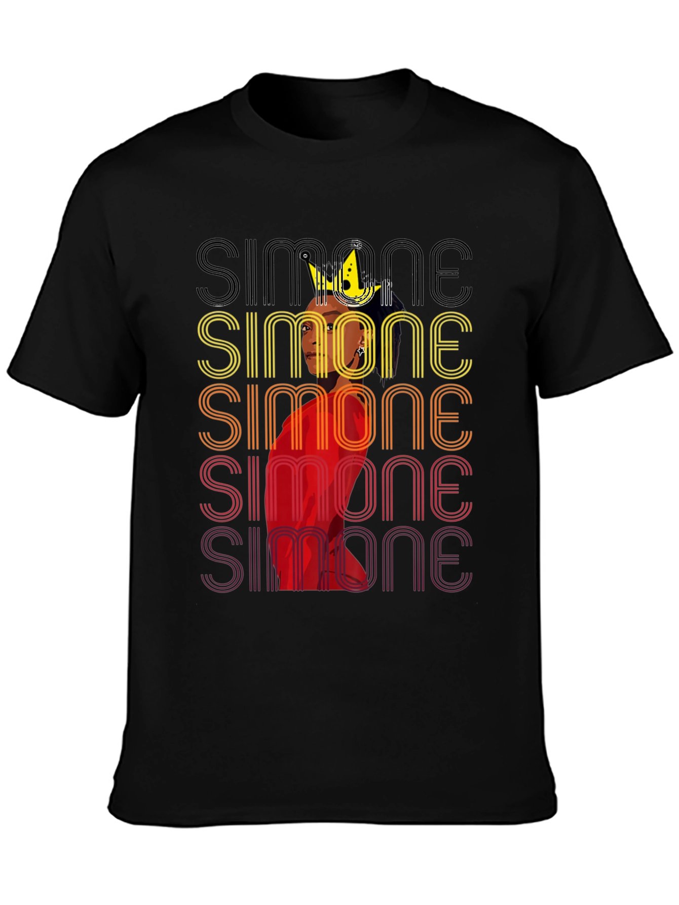 Simone Retro Graphic T-Shirt