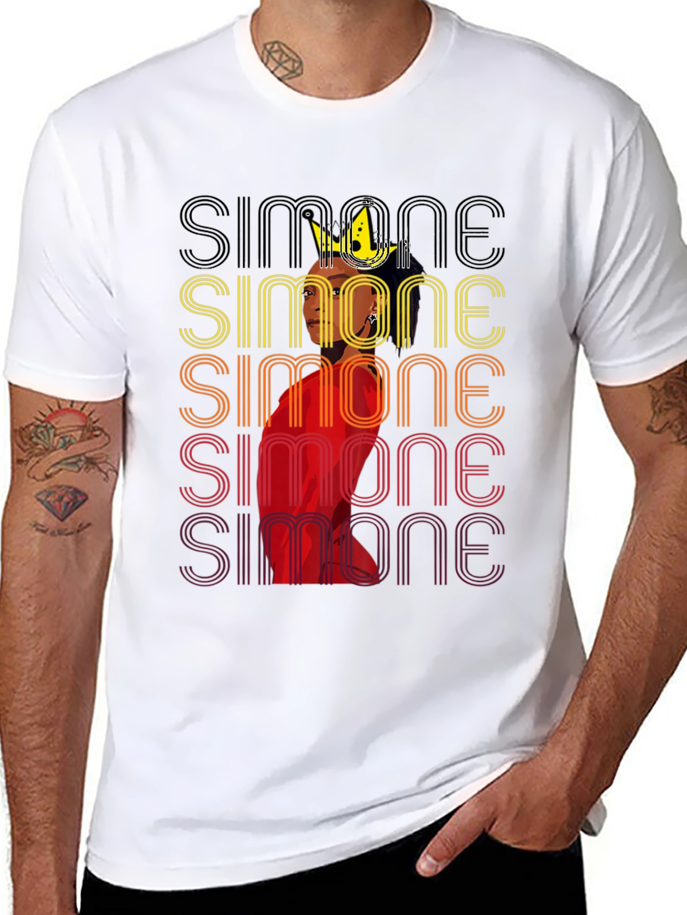 Simone Retro Graphic T-Shirt