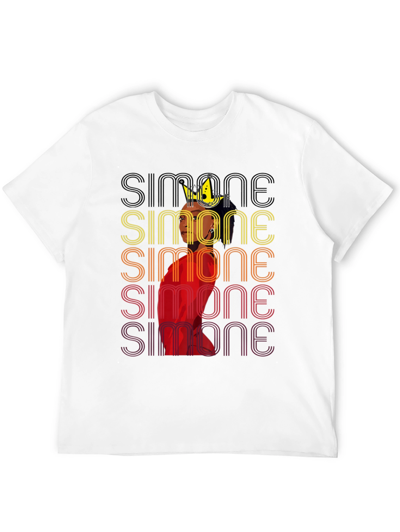 Simone Retro Graphic T-Shirt