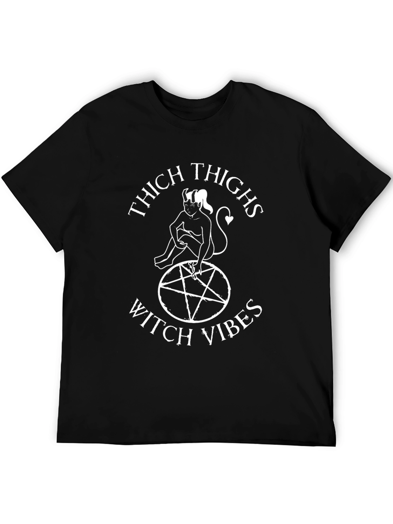 Thick Thighs Witch Vibes Graphic Tee