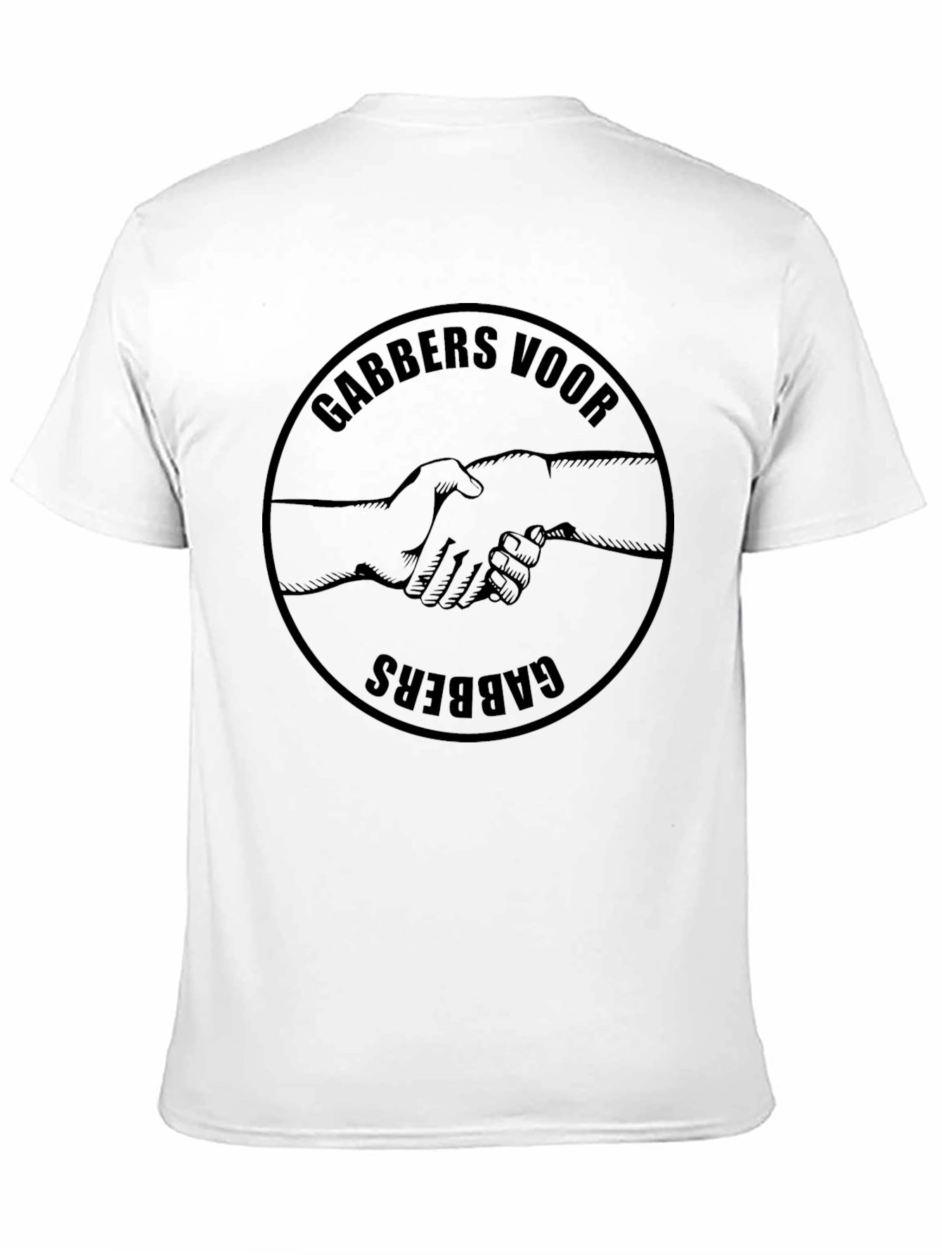 GABBERS VOOR GABBERS Black T-Shirt