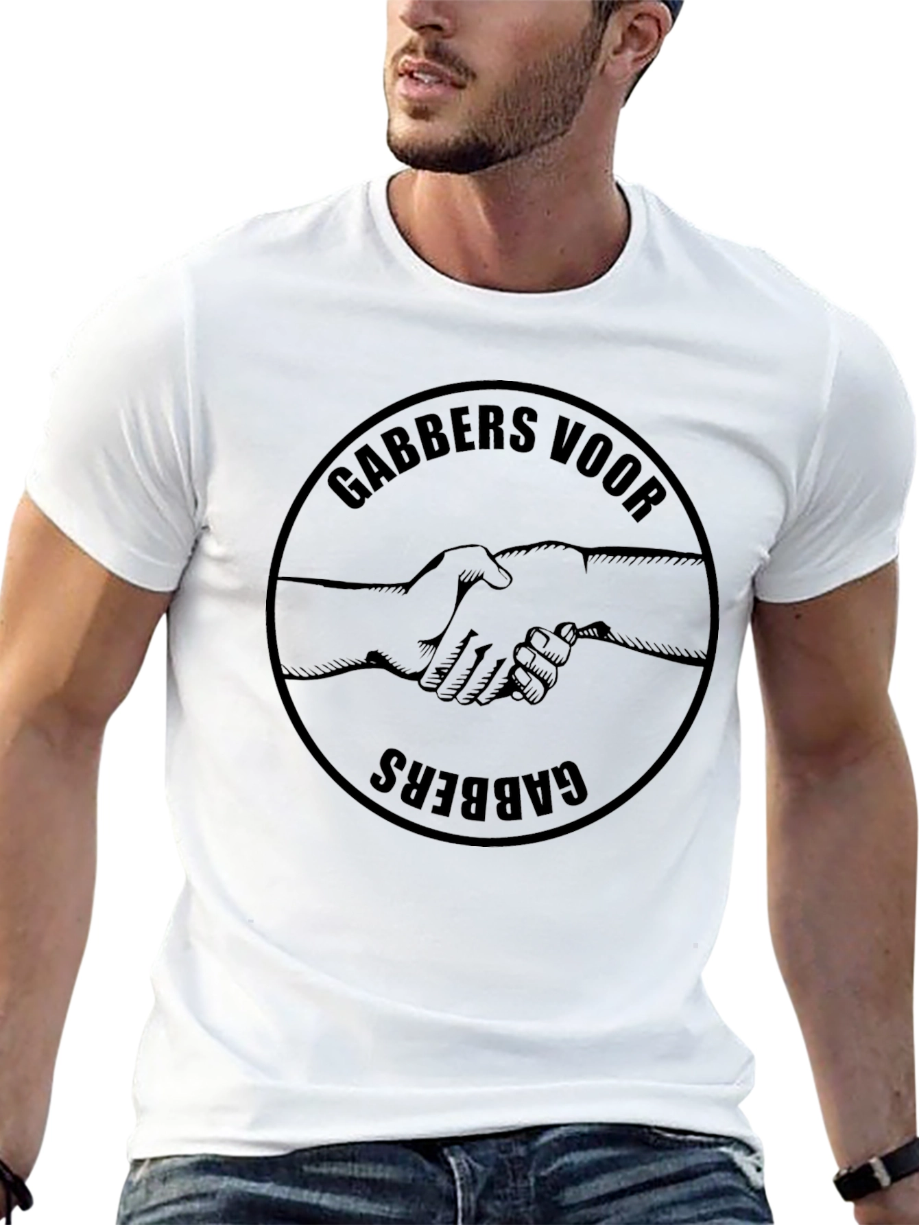 GABBERS VOOR GABBERS Black T-Shirt