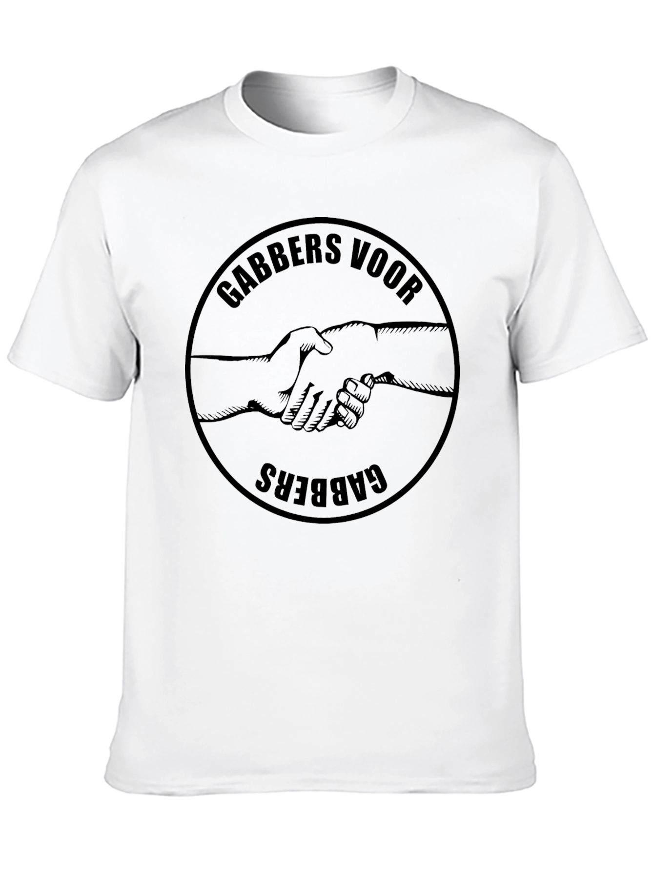 GABBERS VOOR GABBERS Black T-Shirt