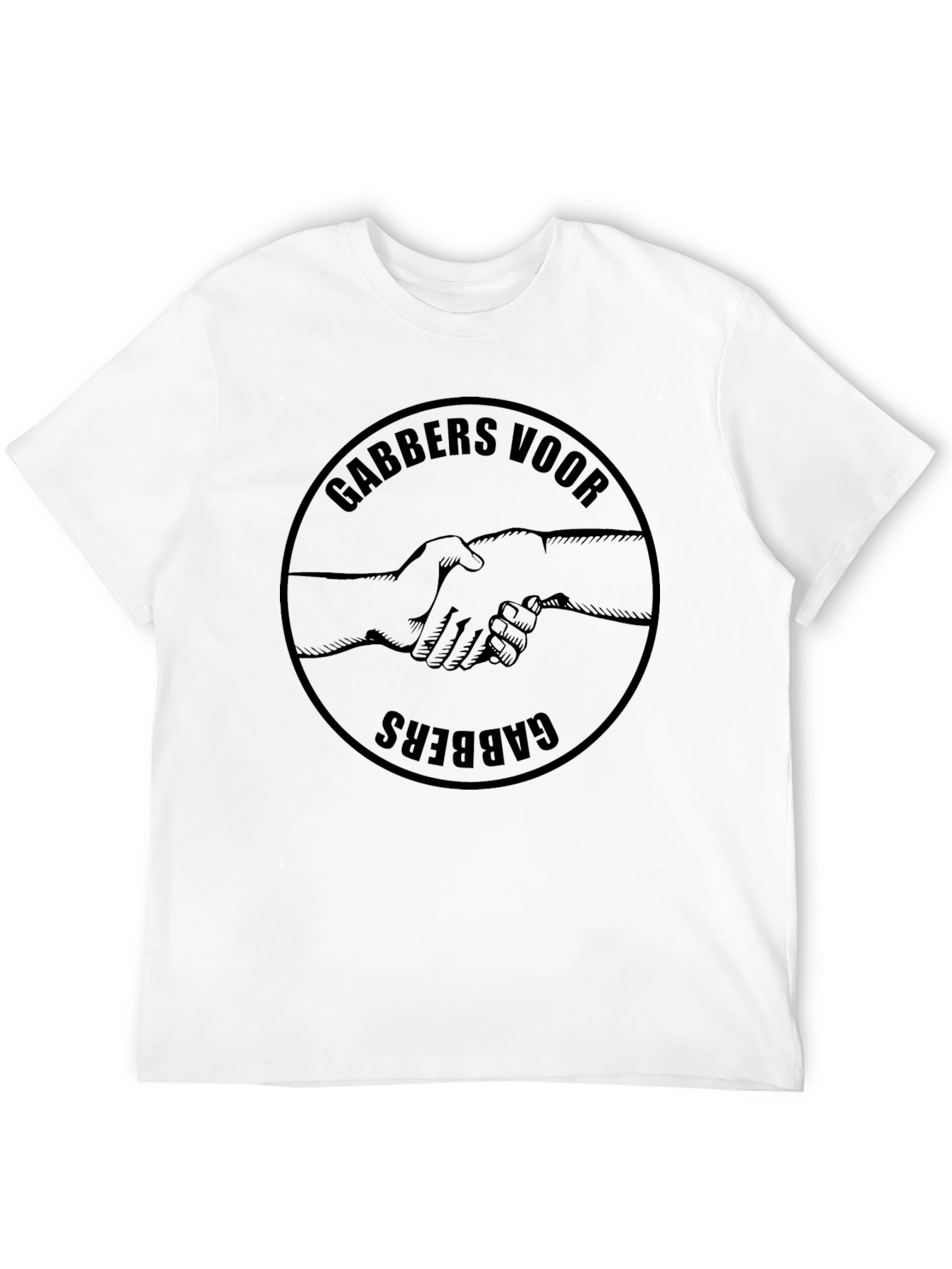 GABBERS VOOR GABBERS Black T-Shirt