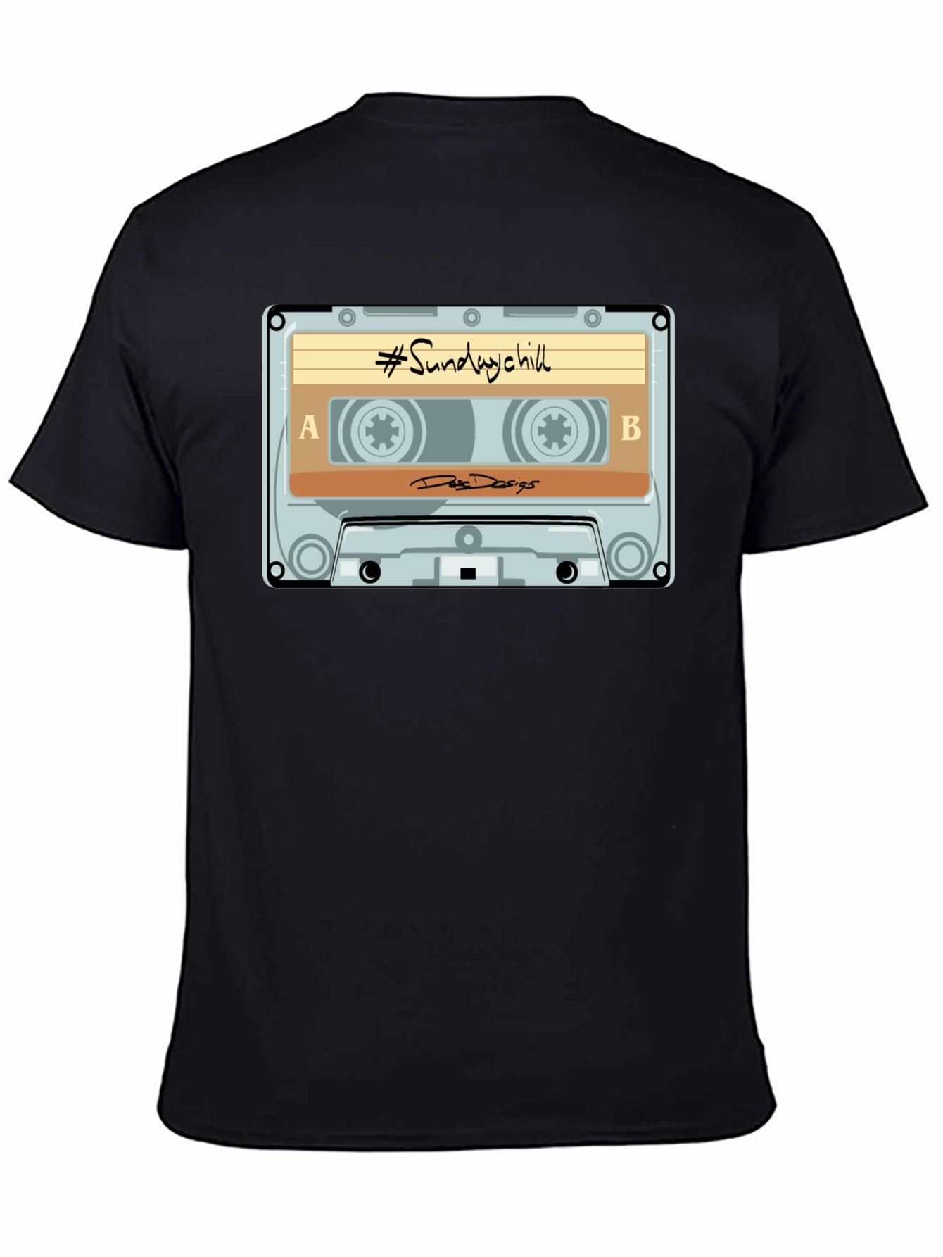 Sunday Chill Cassette Tape Graphic T-Shirt