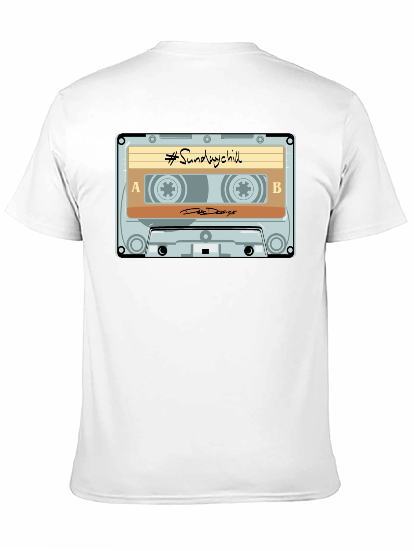 Sunday Chill Cassette Tape Graphic T-Shirt