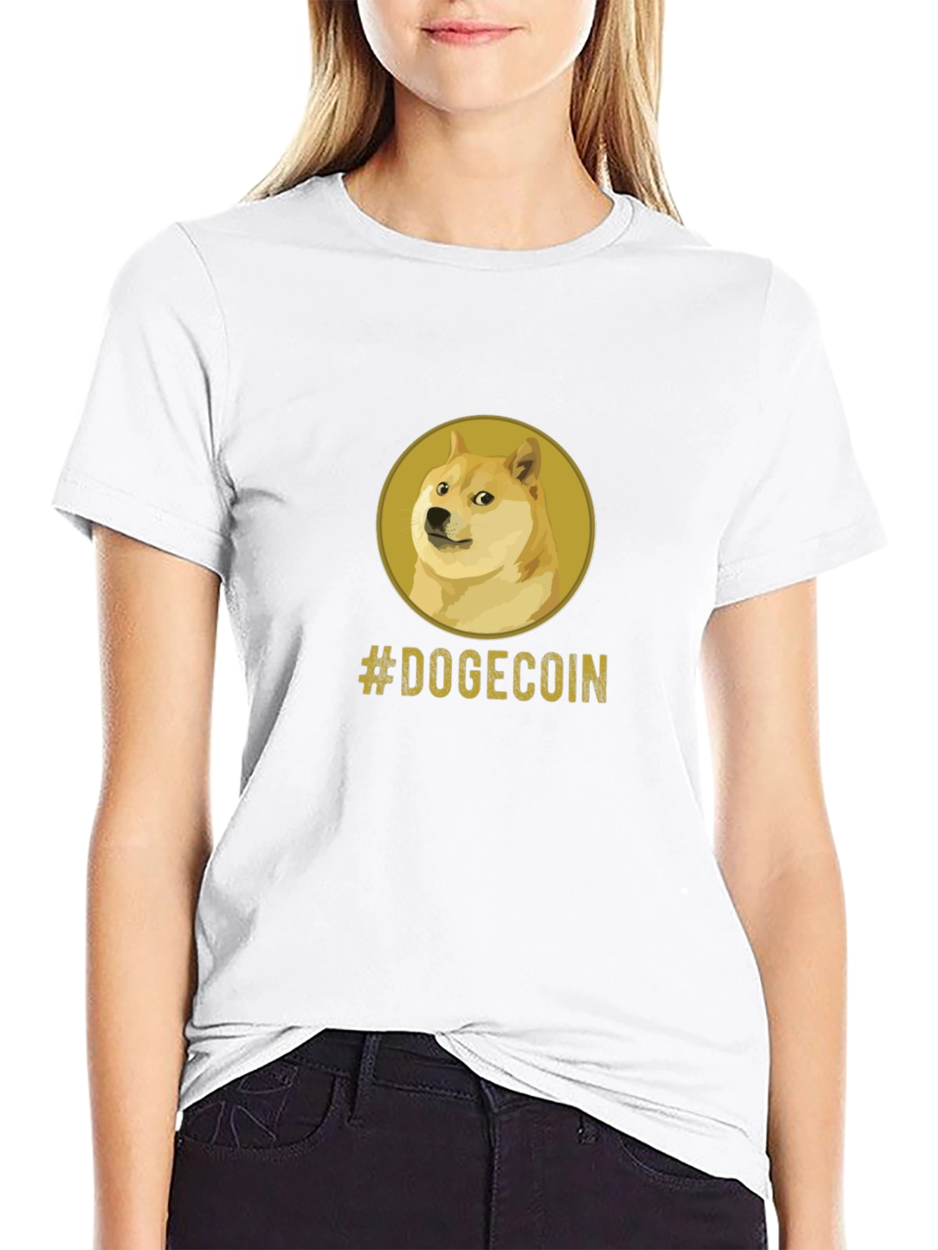 Dogecoin Meme Black T-Shirt - Crypto Currency Tee