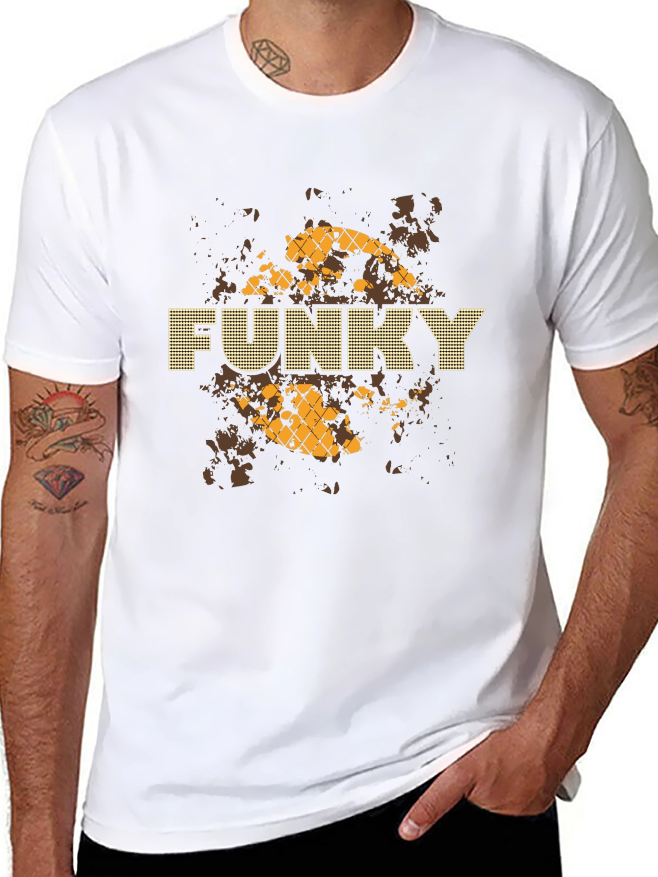 Funky Style Black Graphic Tee
