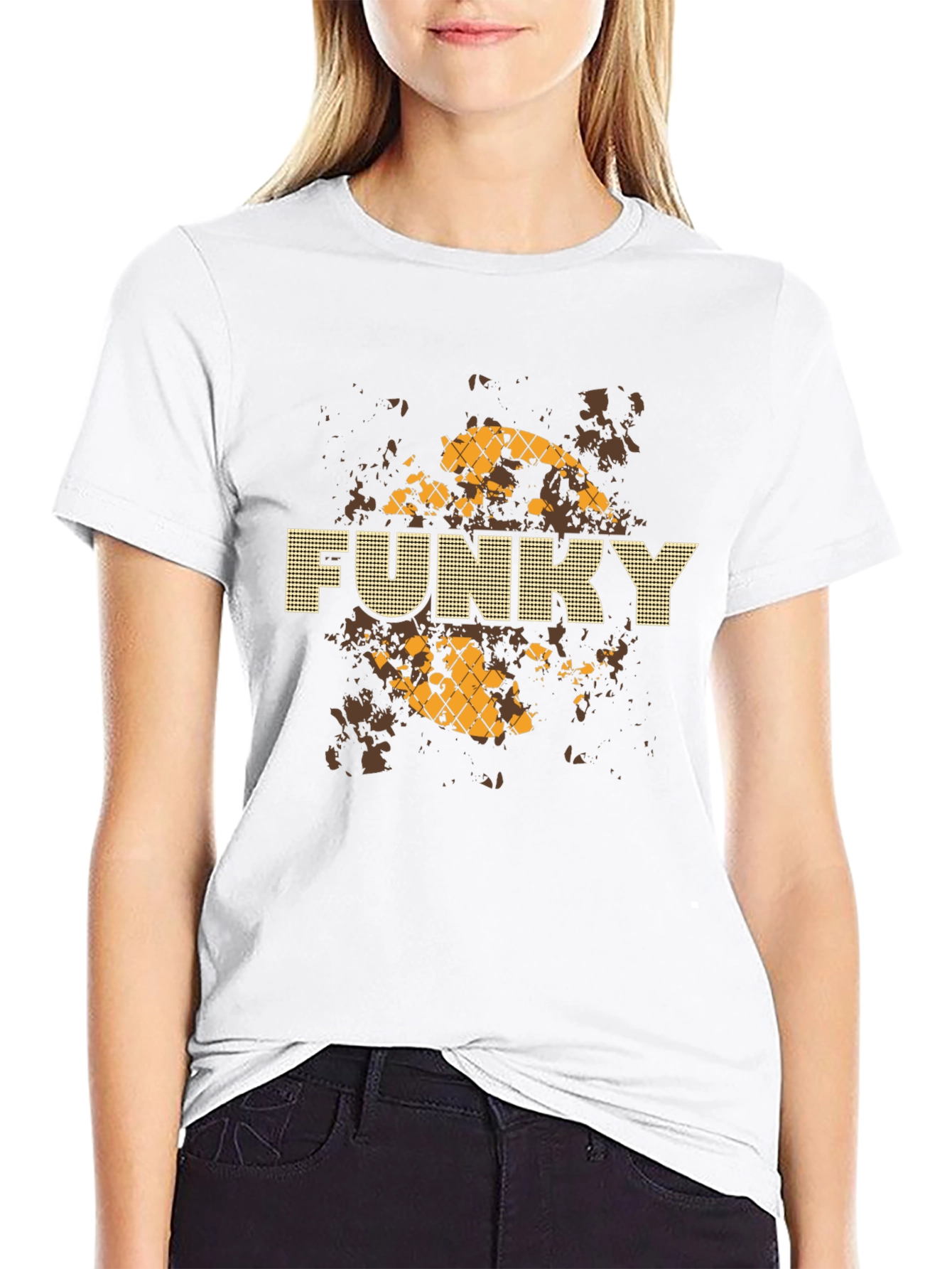 Funky Style Black Graphic Tee