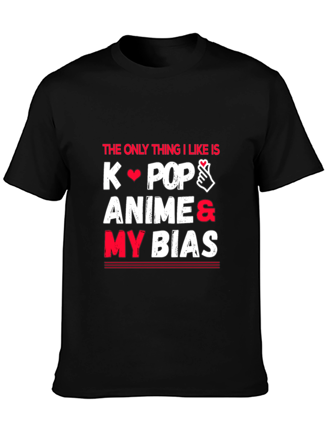 K-Pop Anime My Bias Graphic Tee