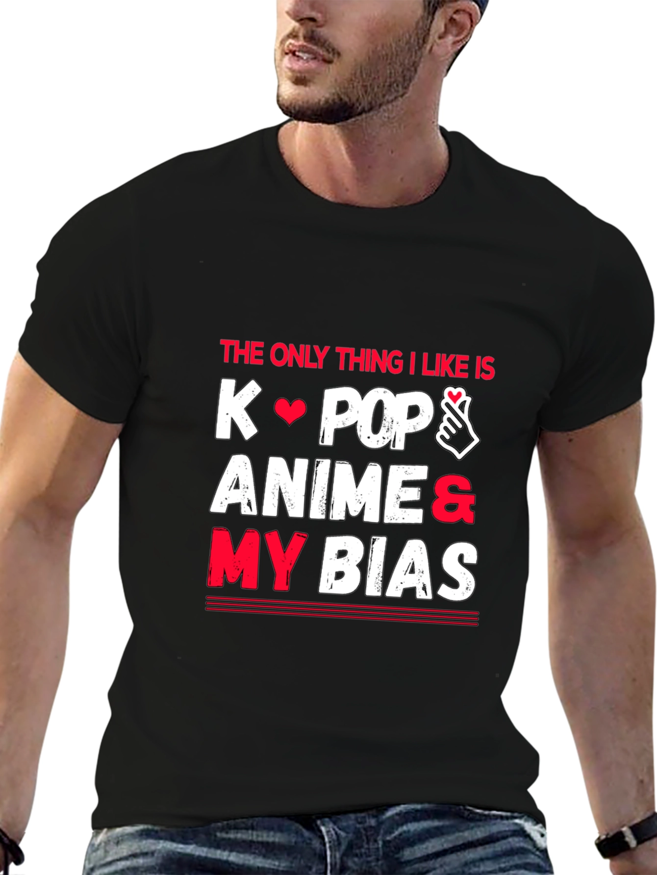K-Pop Anime My Bias Graphic Tee