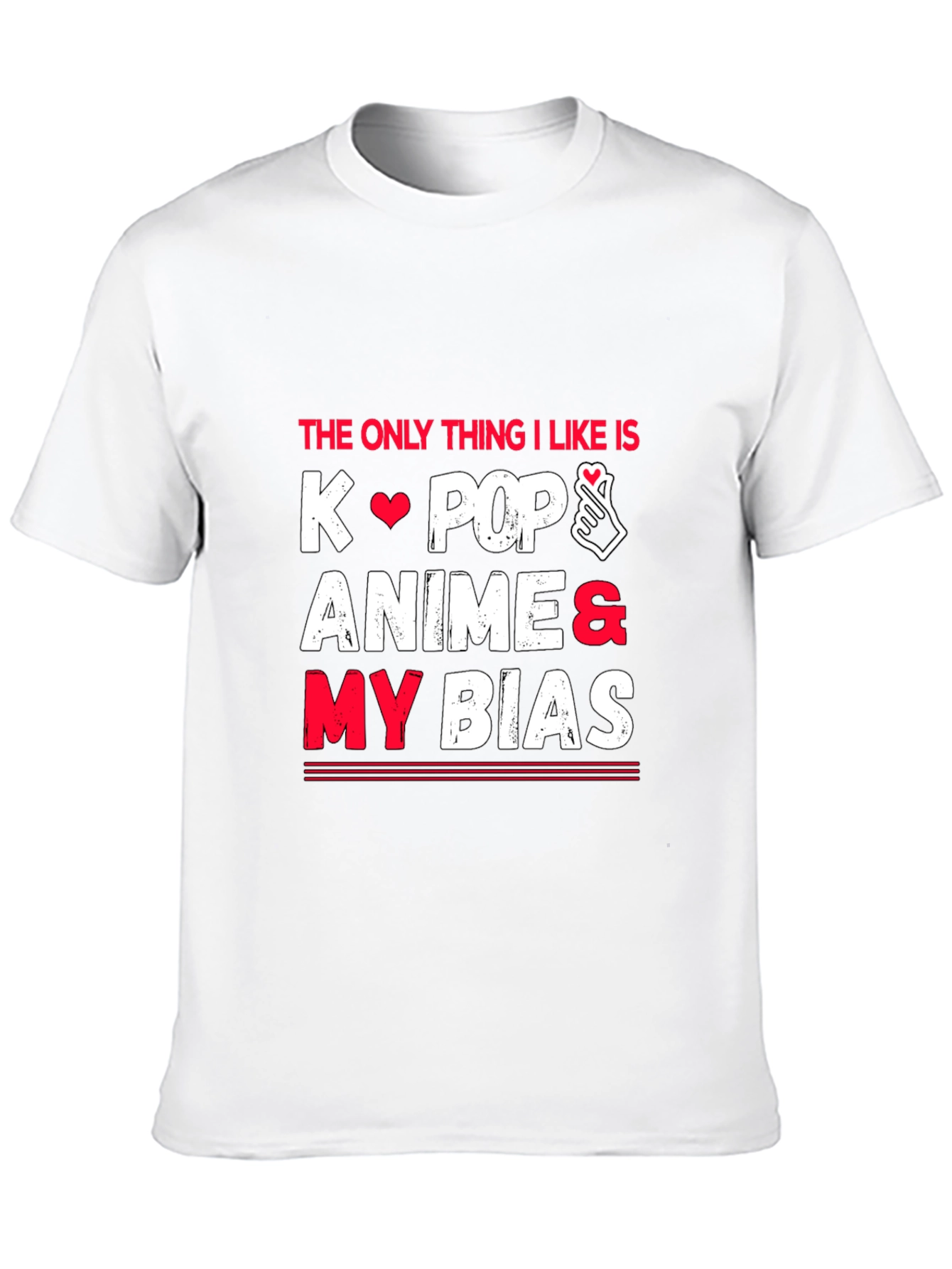 K-Pop Anime My Bias Graphic Tee