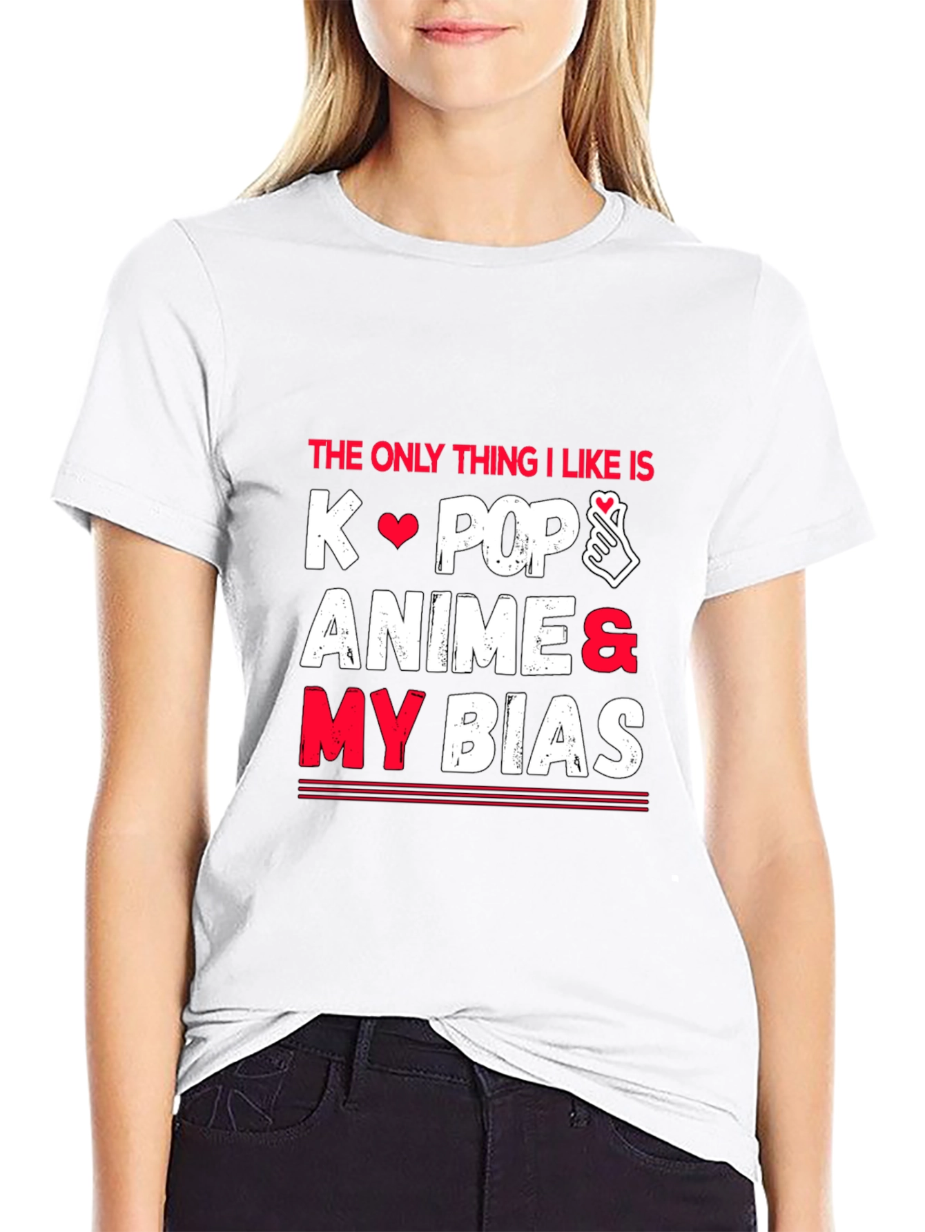 K-Pop Anime My Bias Graphic Tee