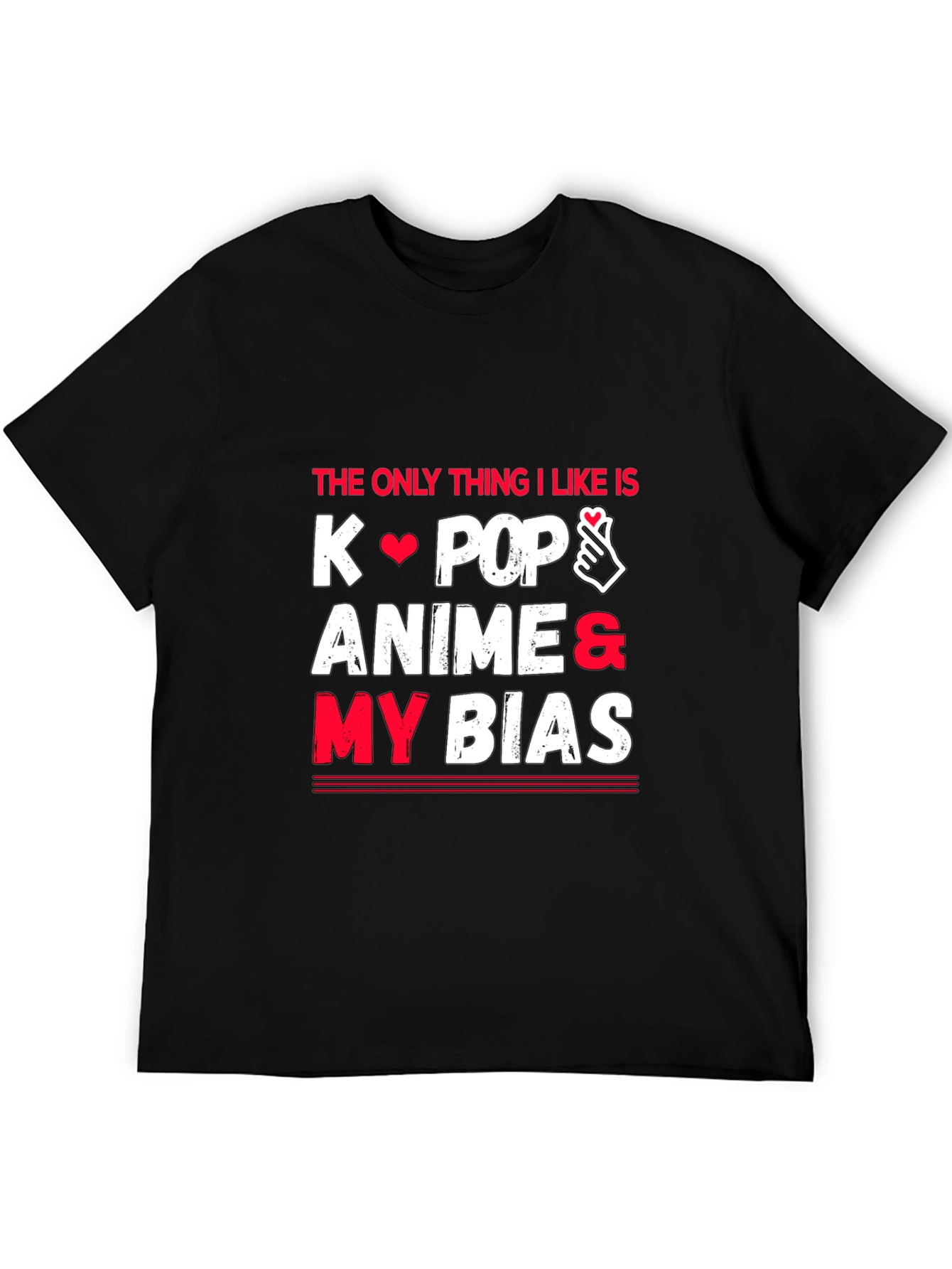 K-Pop Anime My Bias Graphic Tee