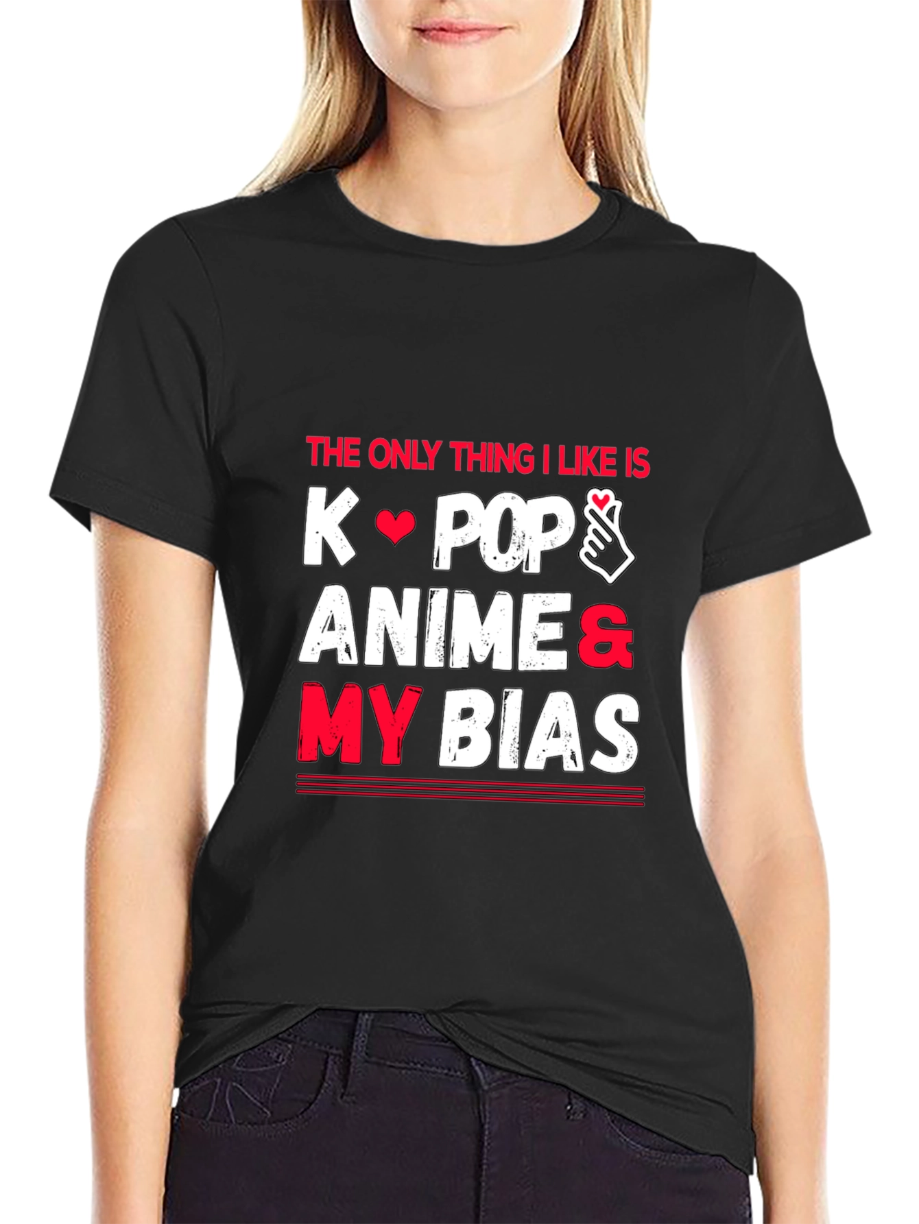 K-Pop Anime My Bias Graphic Tee