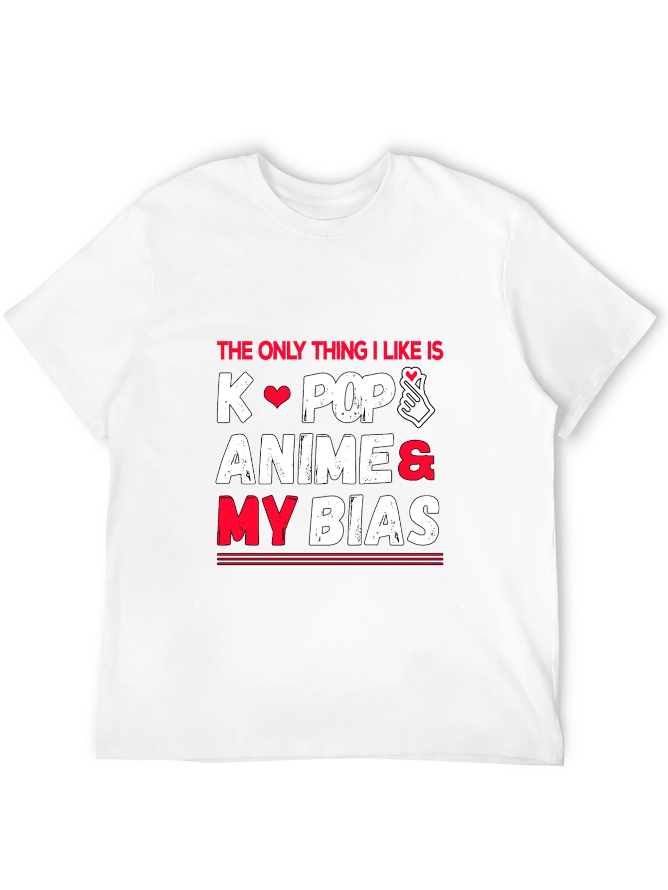 K-Pop Anime My Bias Graphic Tee
