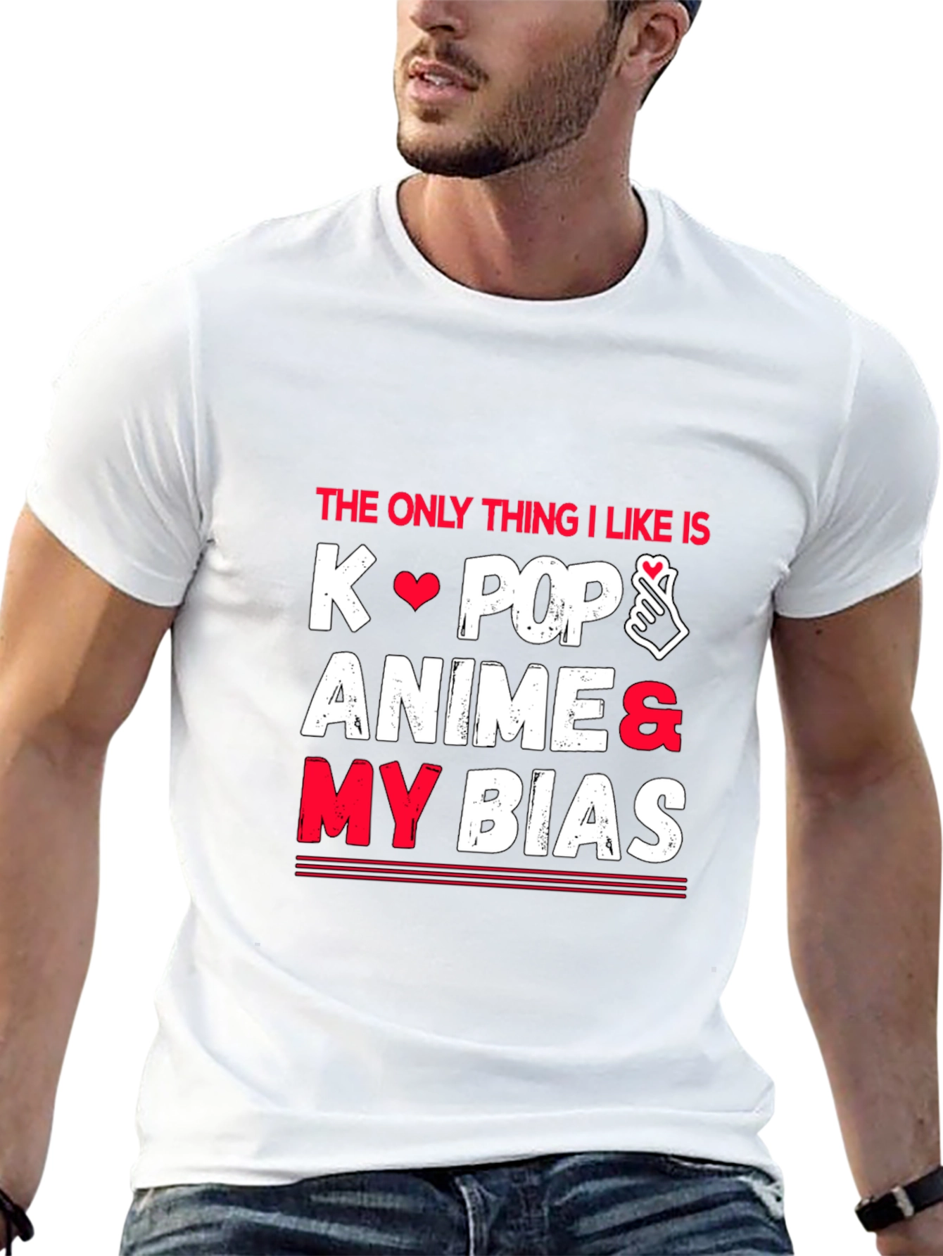 K-Pop Anime My Bias Graphic Tee