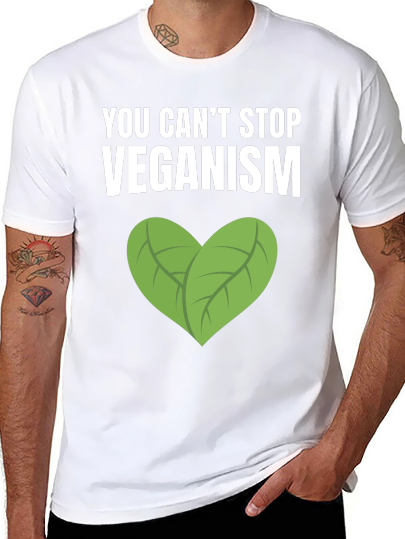 Veganism T-Shirt: You Cant Stop Veganism Graphic Tee
