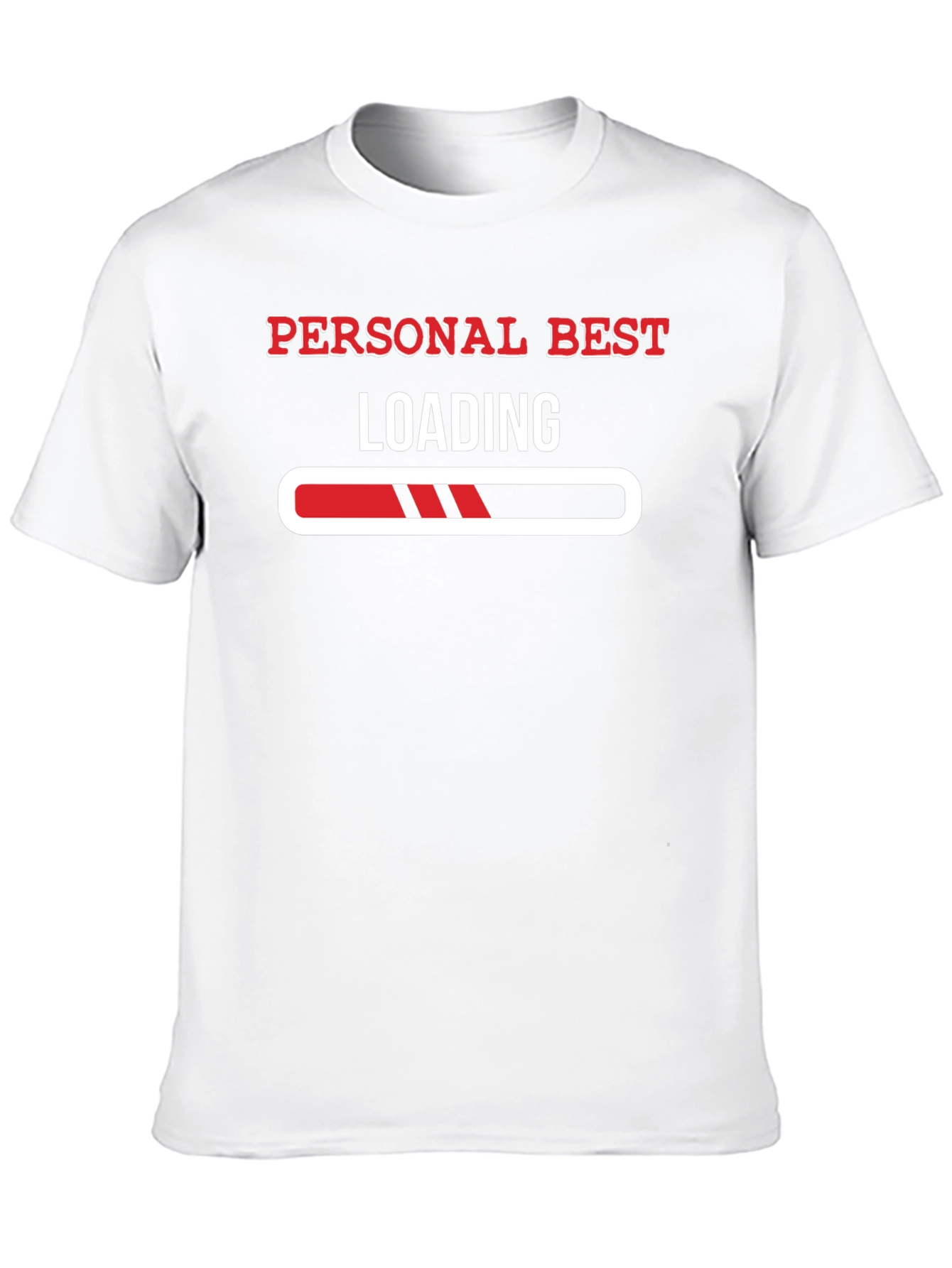 Personal Best Loading Black Graphic Tee