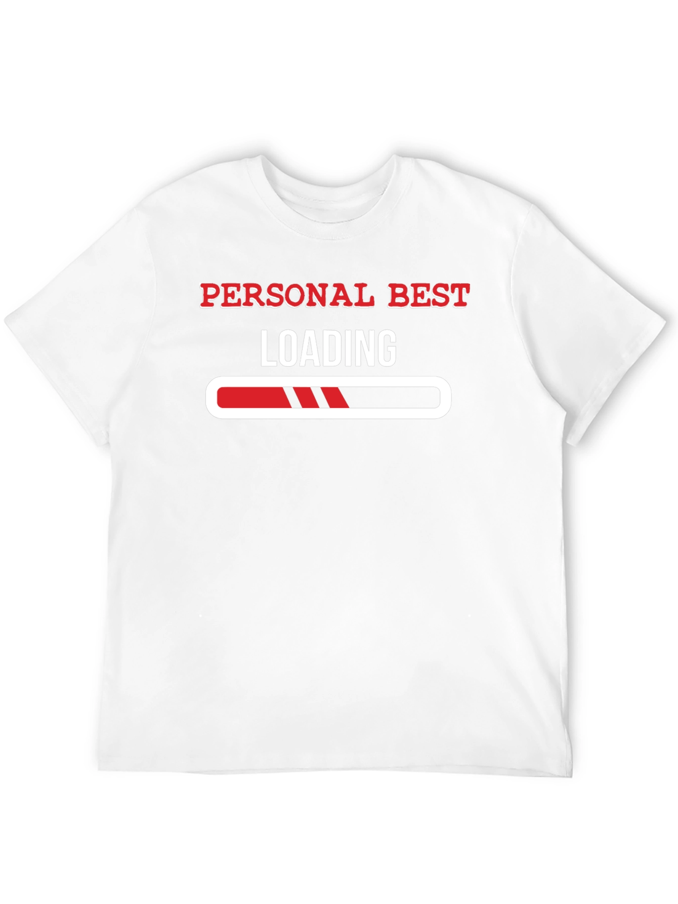 Personal Best Loading Black Graphic Tee