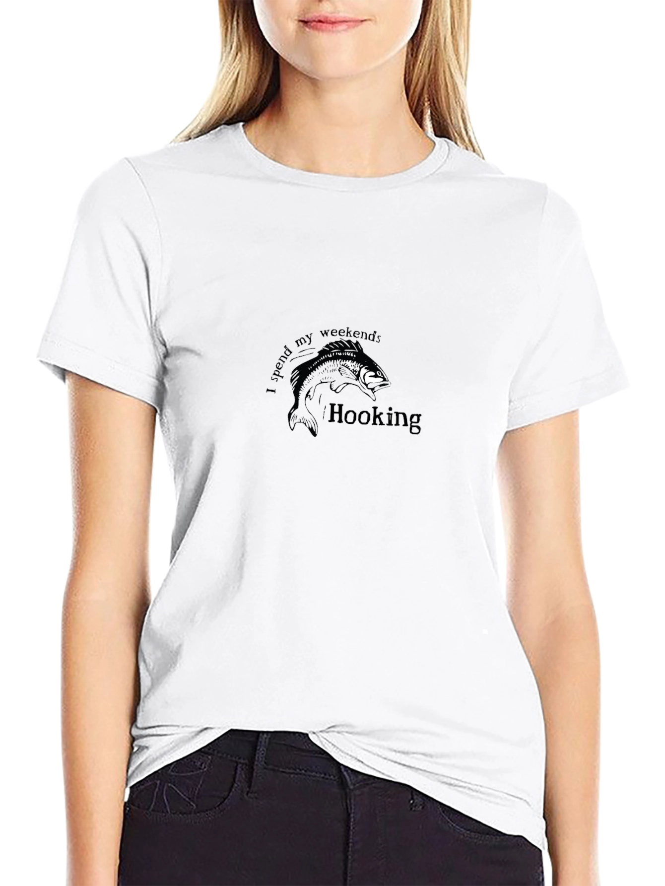 Hooking Weekends Tee - Fishing Graphic T-Shirt