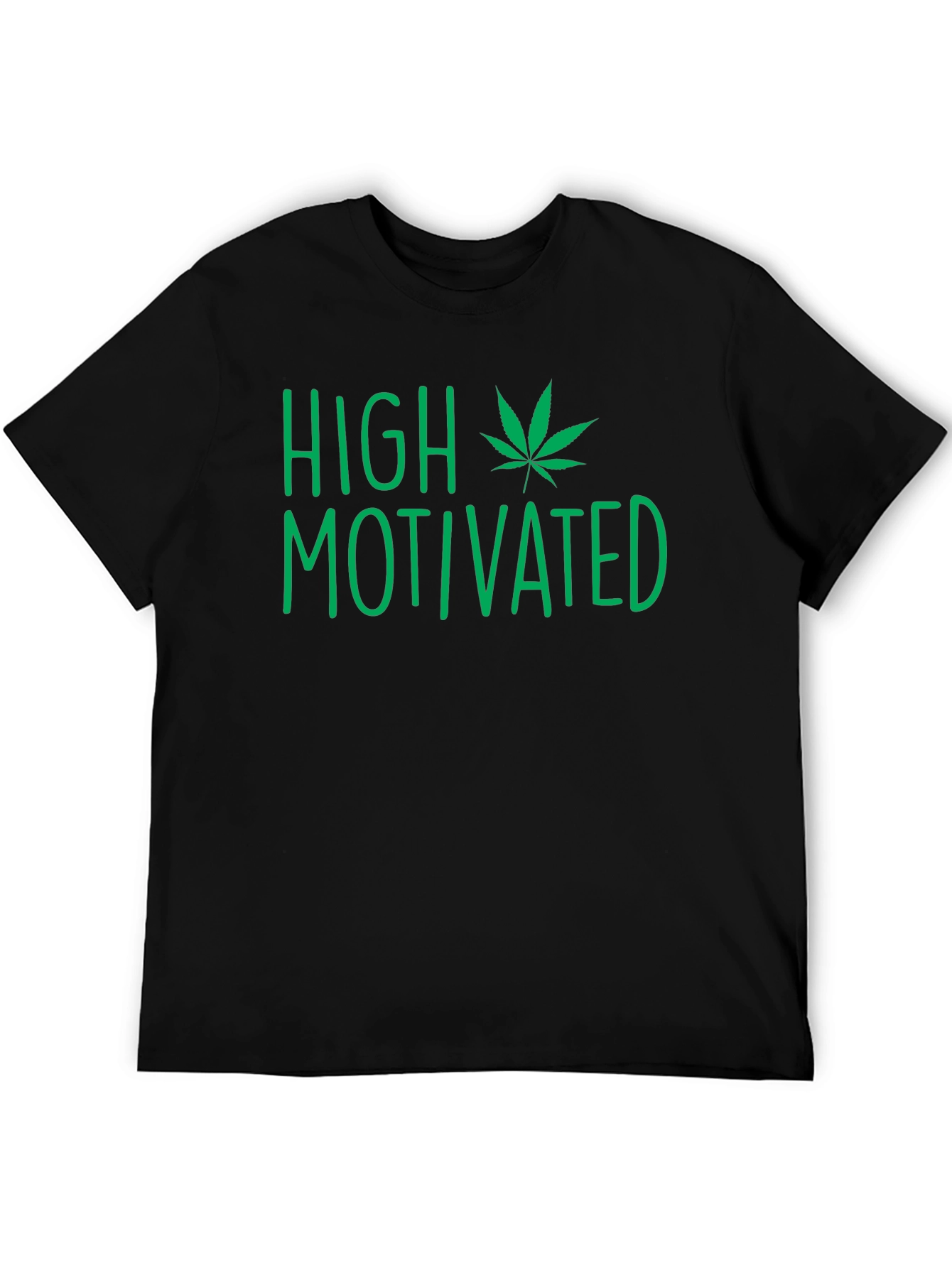 High Motivated Graphic Tee - Black