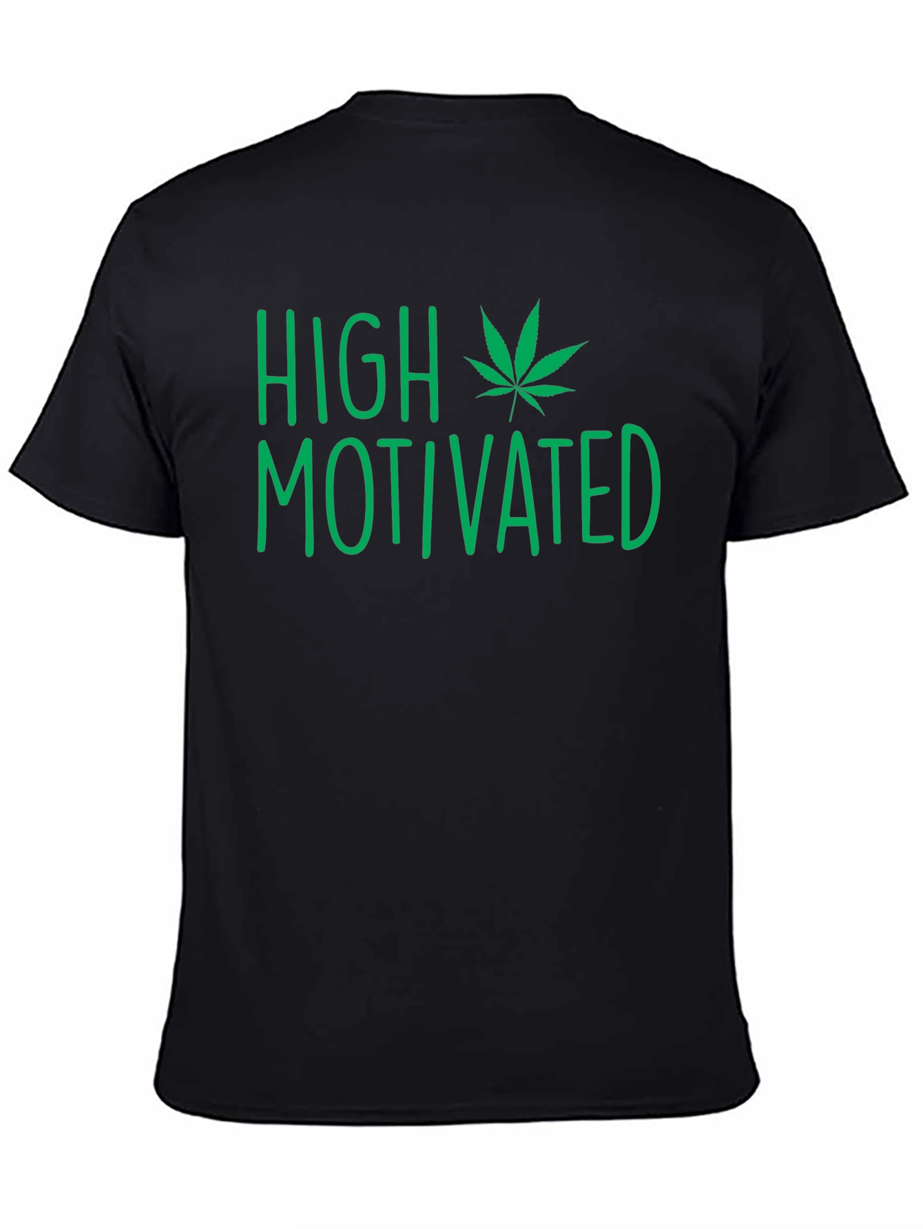 High Motivated Graphic Tee - Black
