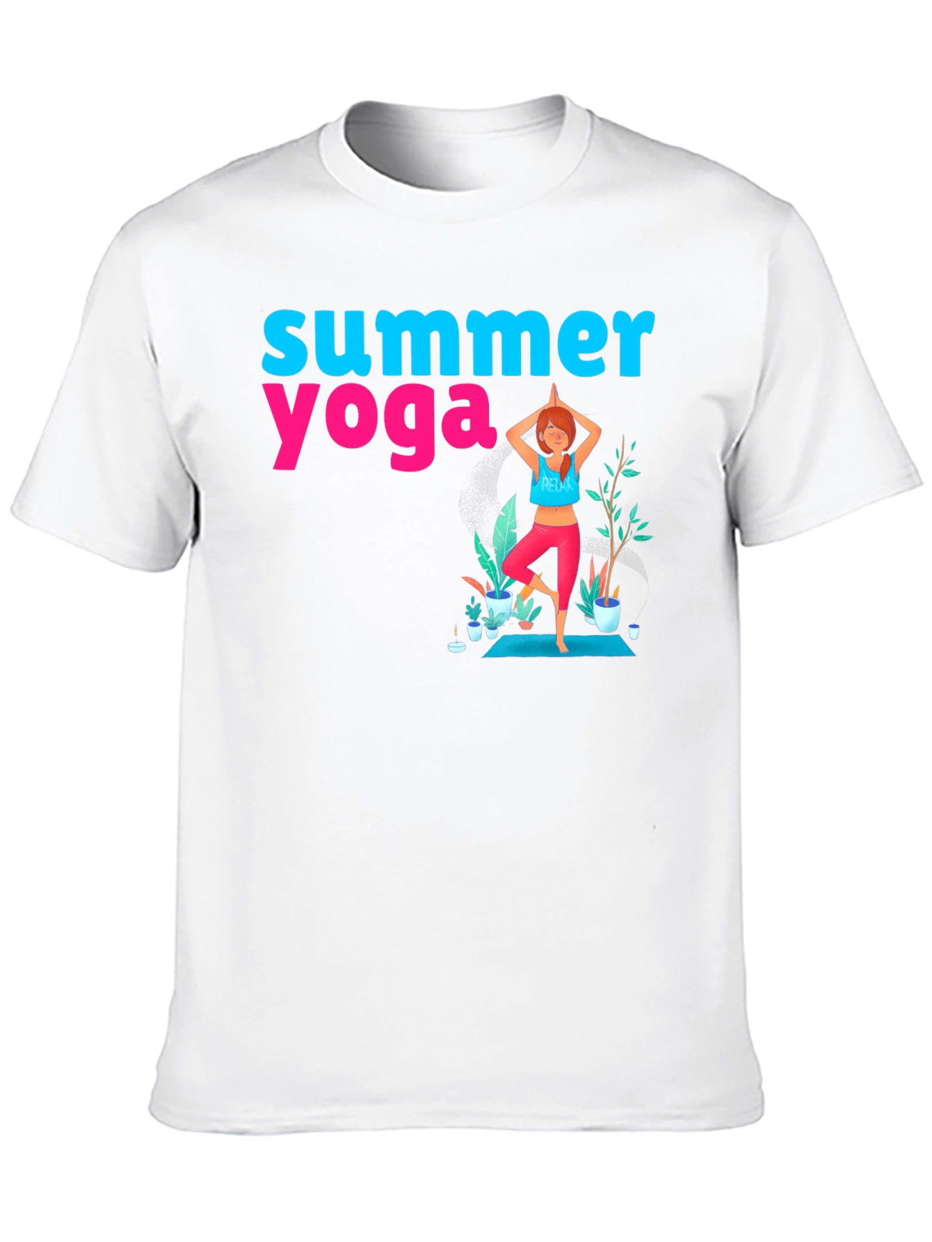 Summer Yoga Graphic T-Shirt