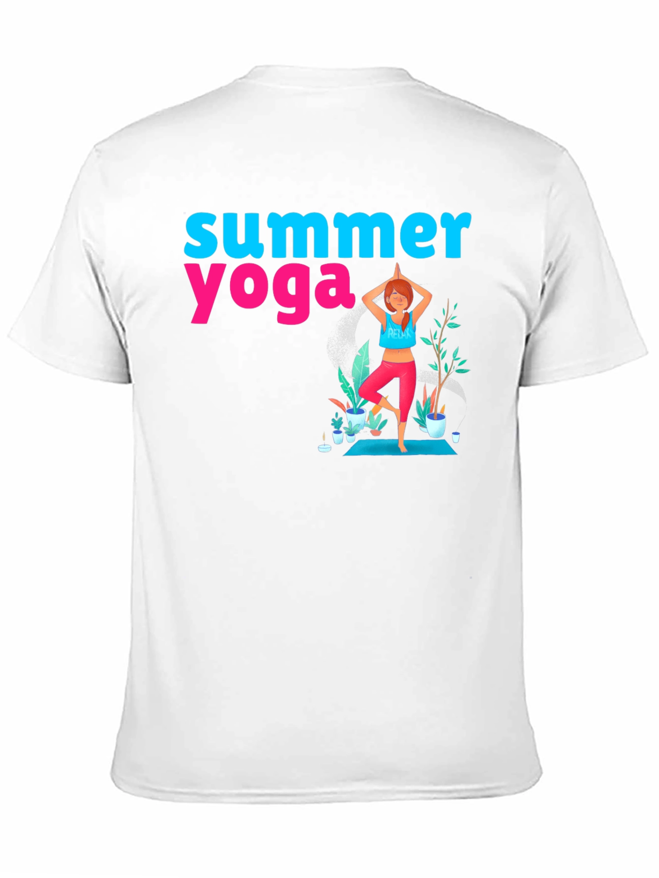 Summer Yoga Graphic T-Shirt