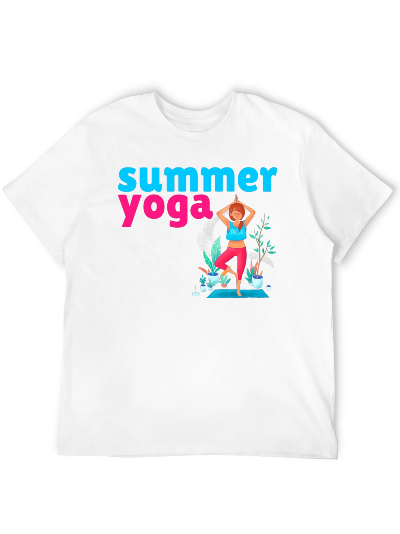 Summer Yoga Graphic T-Shirt