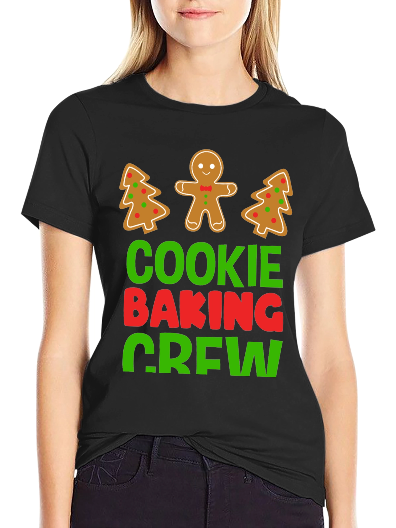 Cookie Baking Crew Holiday T-Shirt